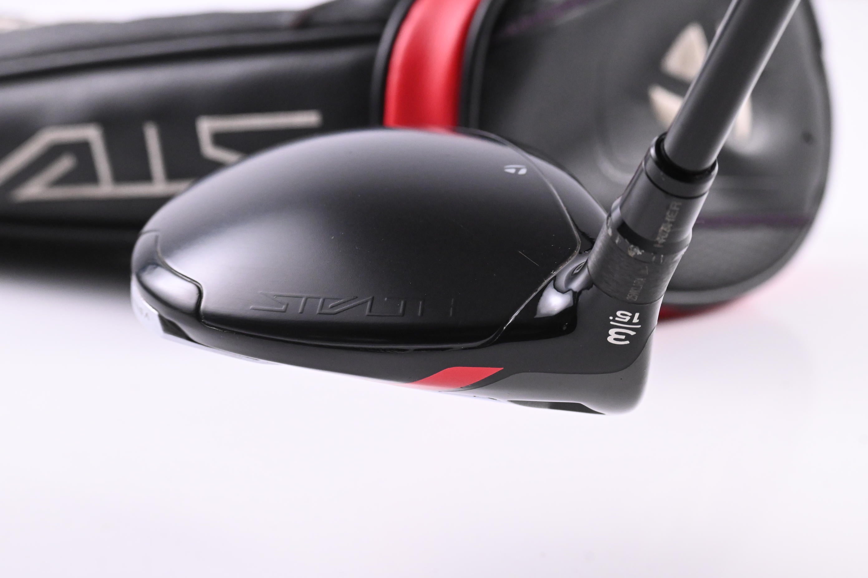 Left Hand Taylormade Stealth Plus #3 Wood / 15 Degree / Regular Flex HZRDUS
