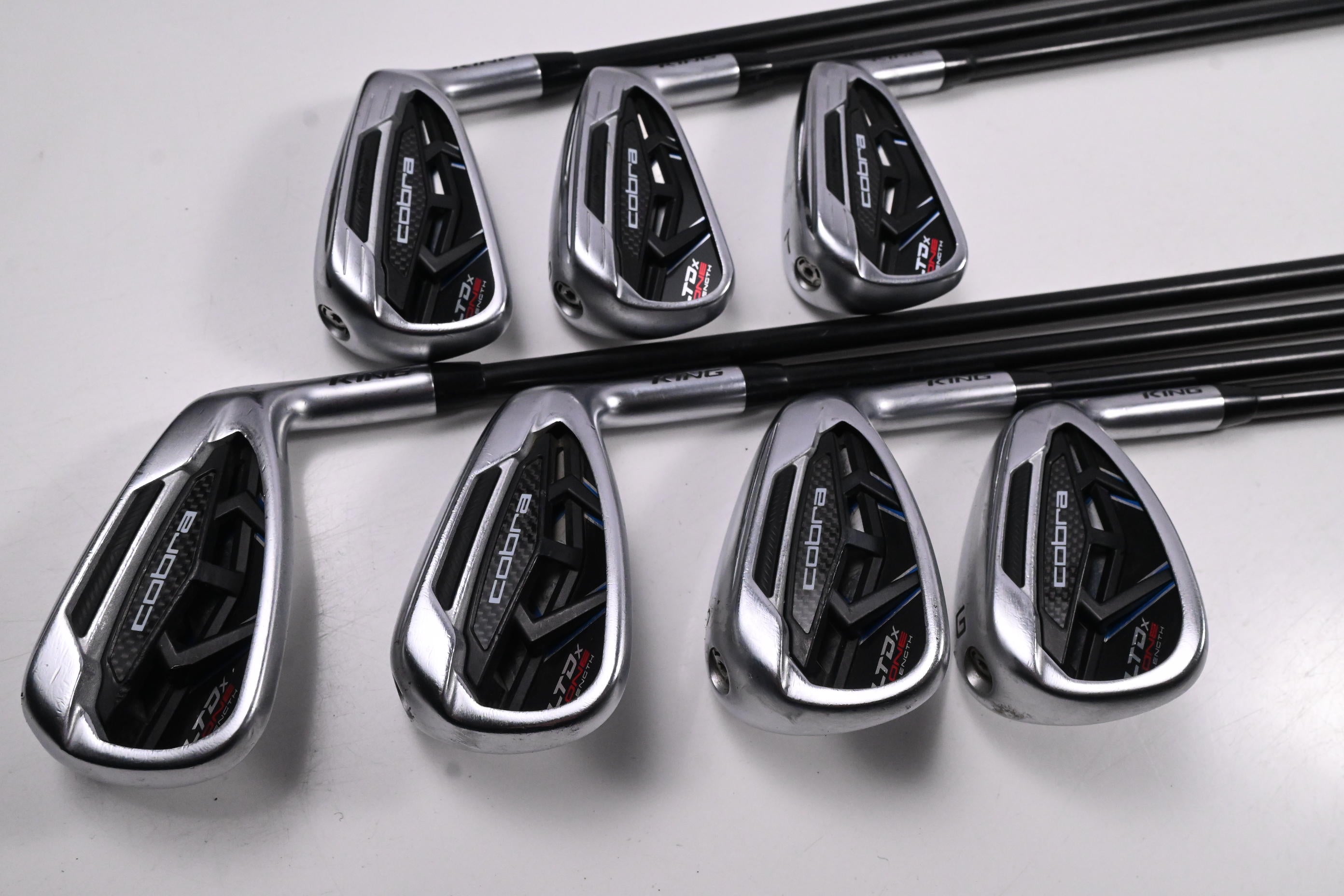 Cobra LTDx One Length Irons / 5-PW+GW / Regular Flex KBS PGI 75 Shaft
