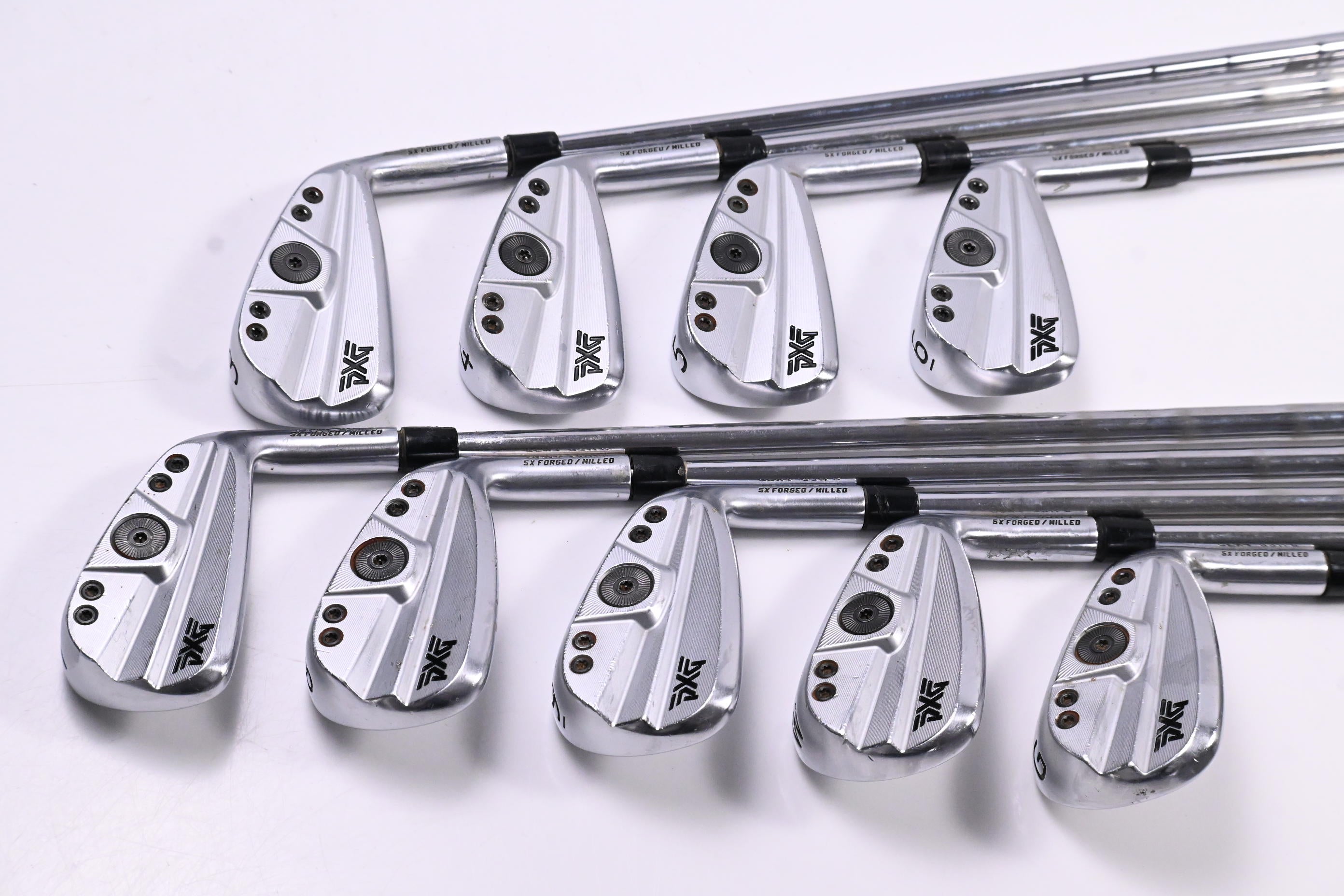PXG 0311 P Gen4 Irons / 3-PW+GW / Stiff Flex KBS $-Taper 120 Shafts