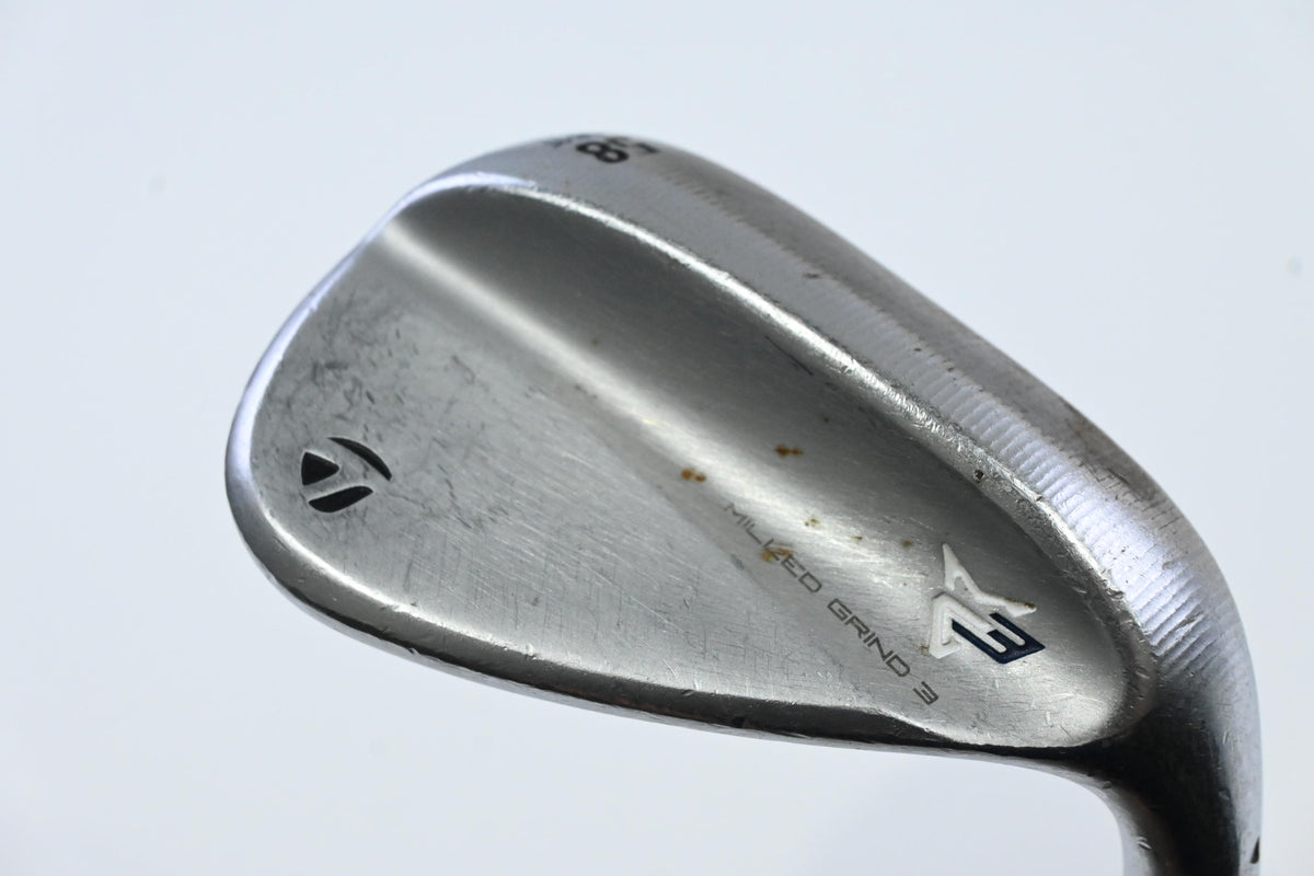 Taylormade Milled Grind 3 Chrome Lob Wedge / 58 Degree / Stiff Flex Dynamic Gold