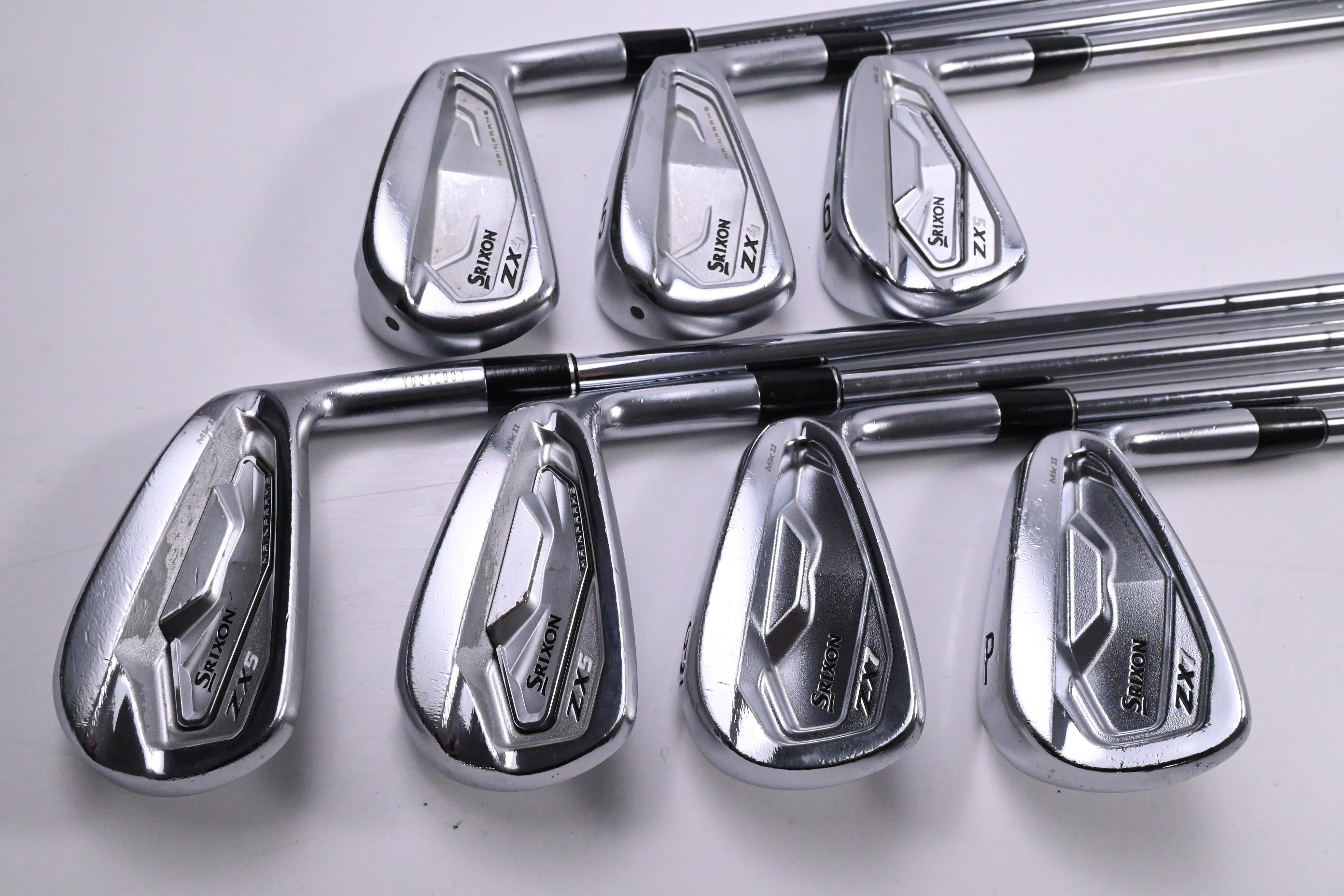 Srixon ZX4/ZX5/ZX7 MK II Combo Irons 2023 / 4-PW / Regular Flex Steel Shafts