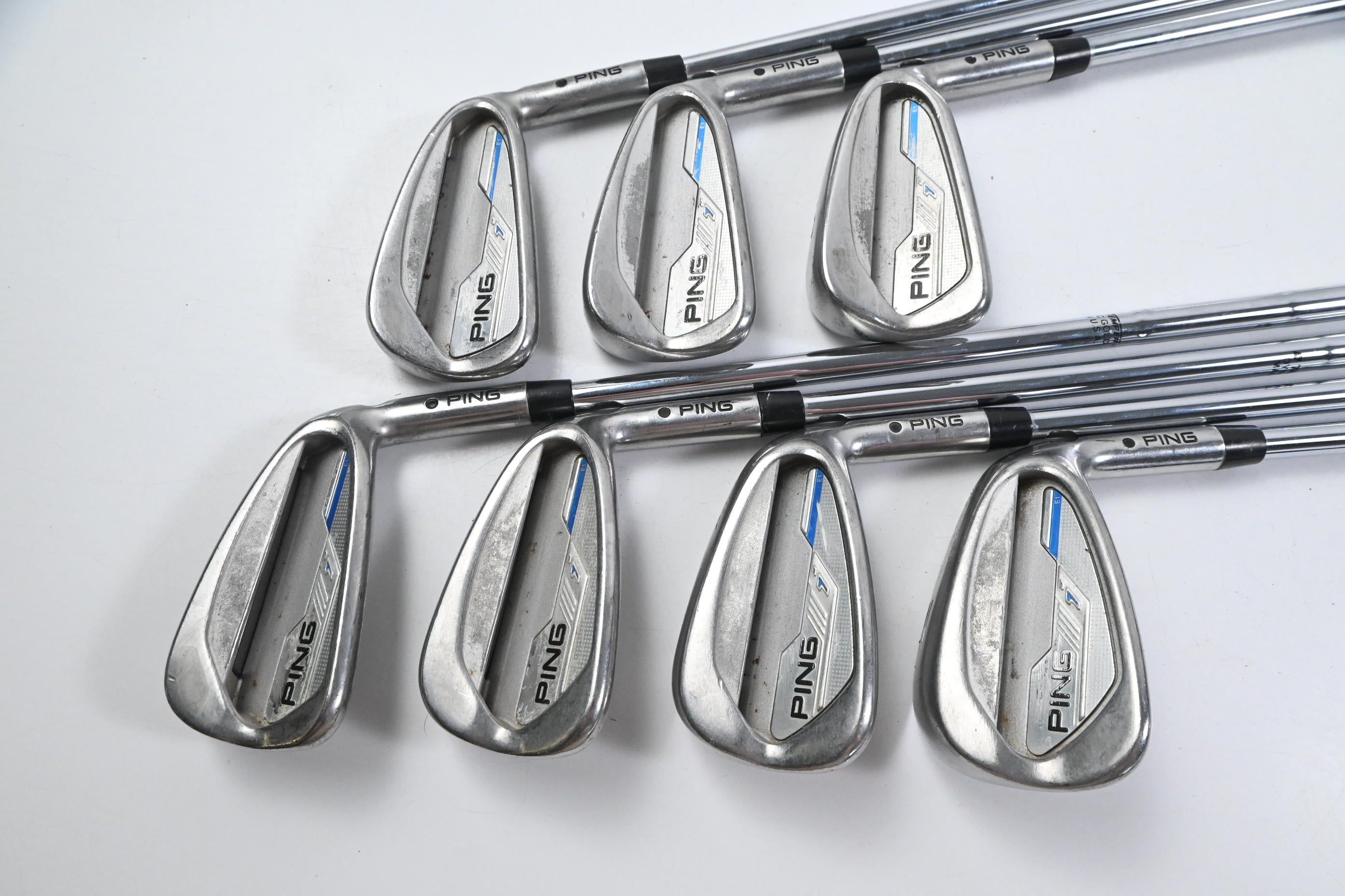 Ping i-Series E1 Irons / 4-PW / Black Dot / Regular Flex Dynamic Gold Shafts
