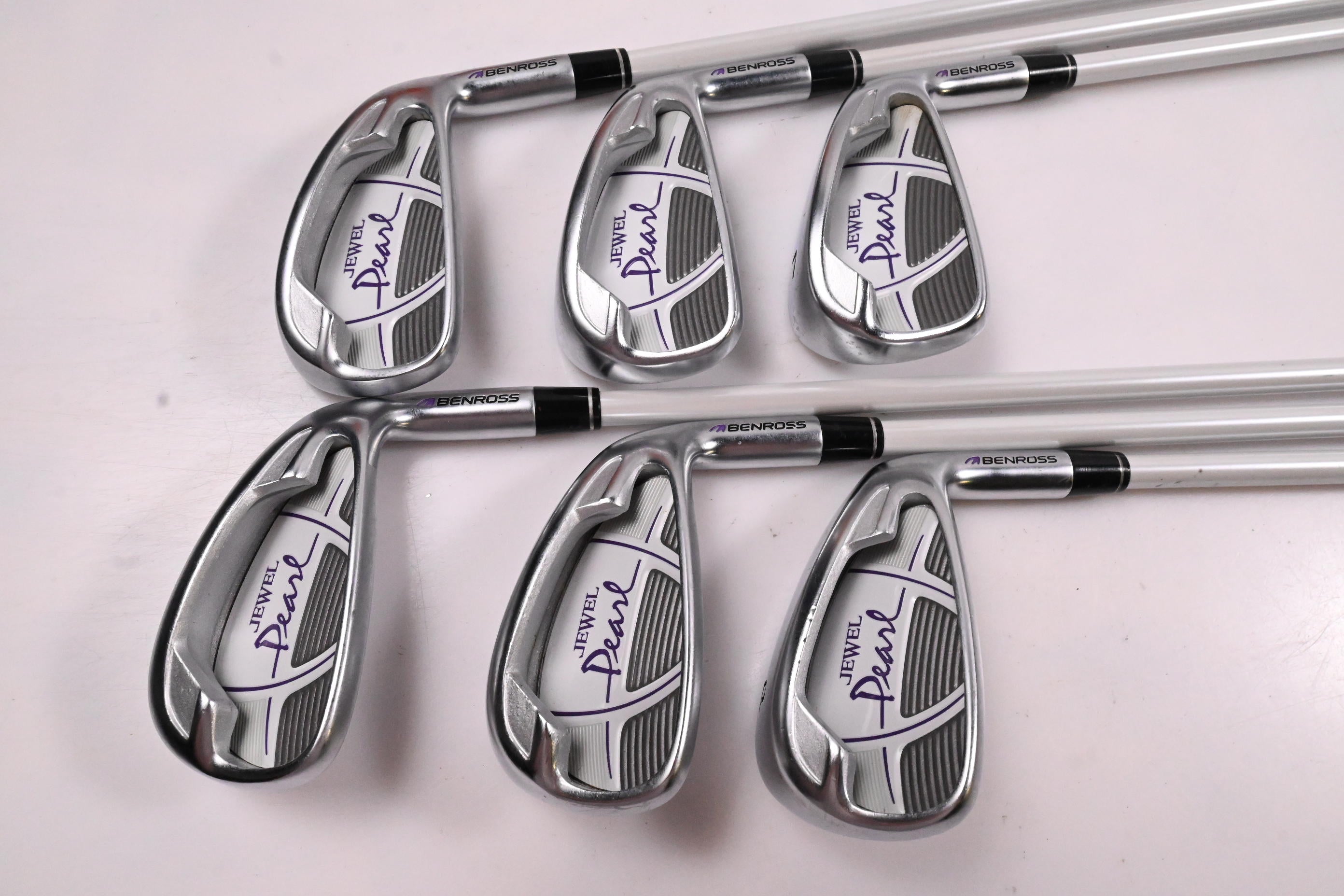Ladies Benross Pearl Irons / 5-PW / Ladies Flex Aldila Shafts