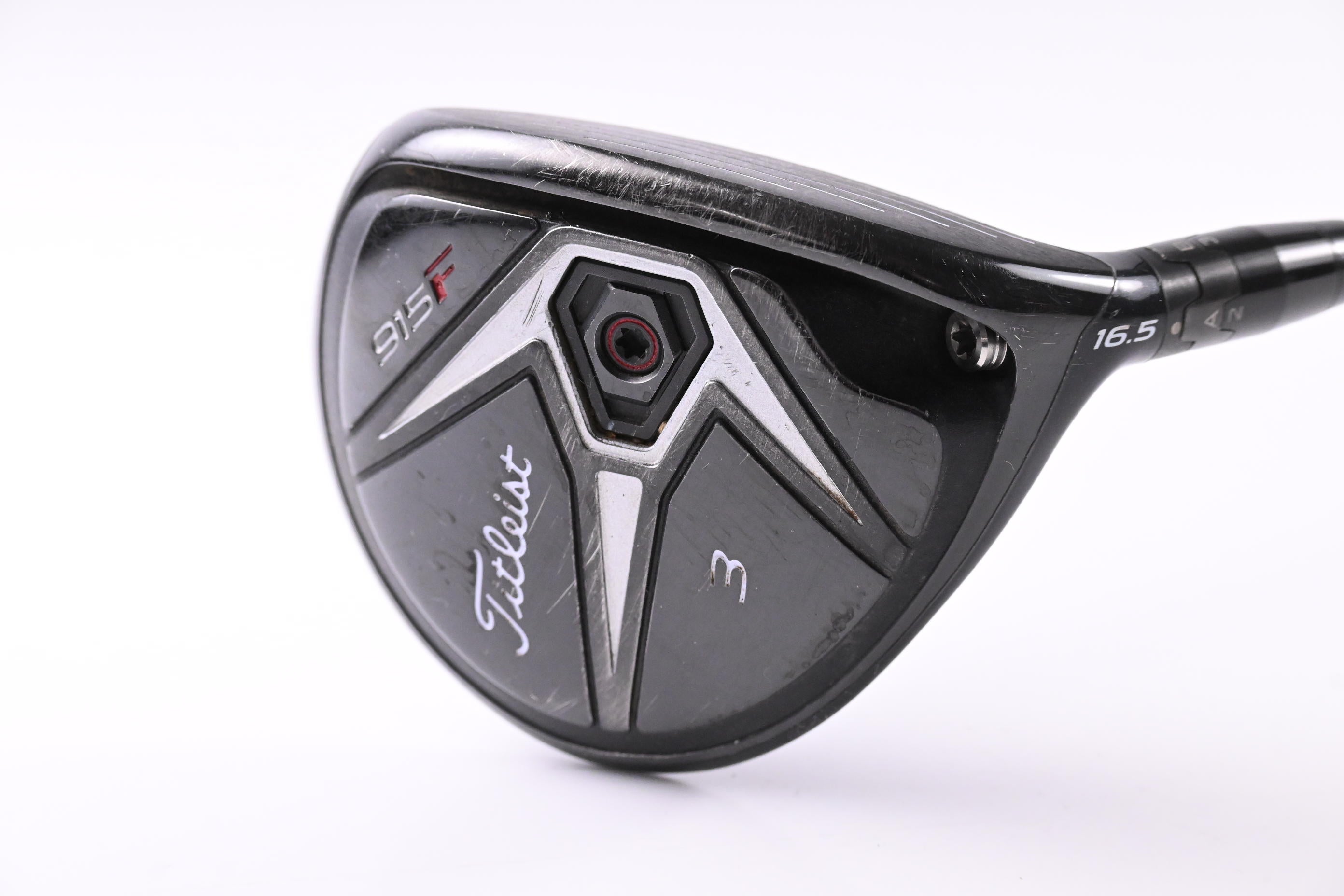 Titleist 915 F #3 Wood / 16.5 Degree / Stiff Flex Aldila Rogue Black 95 MSI 80