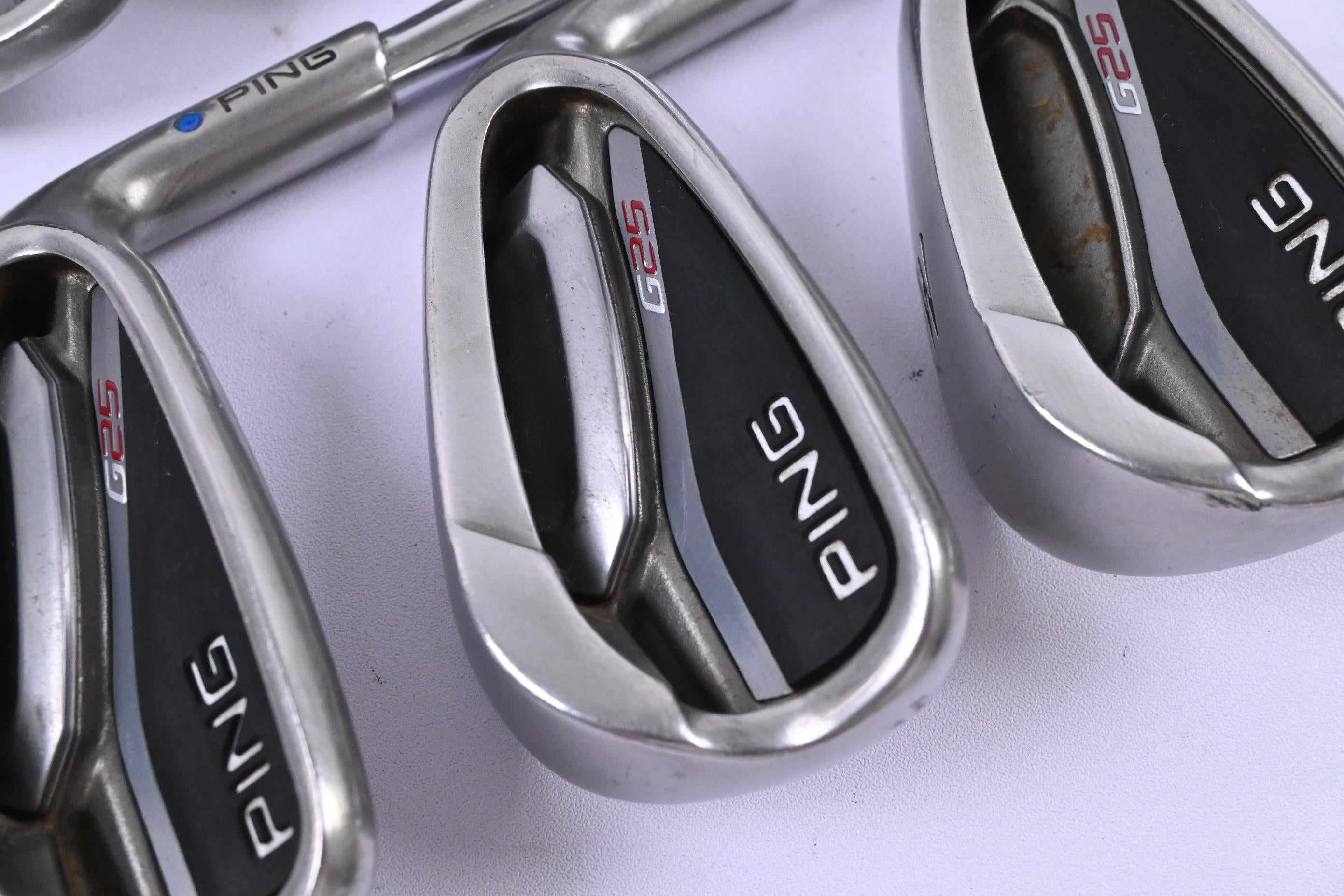 Ping G25 Irons / 5-PW / Blue Dot / Regular Flex Ping CFS Shafts