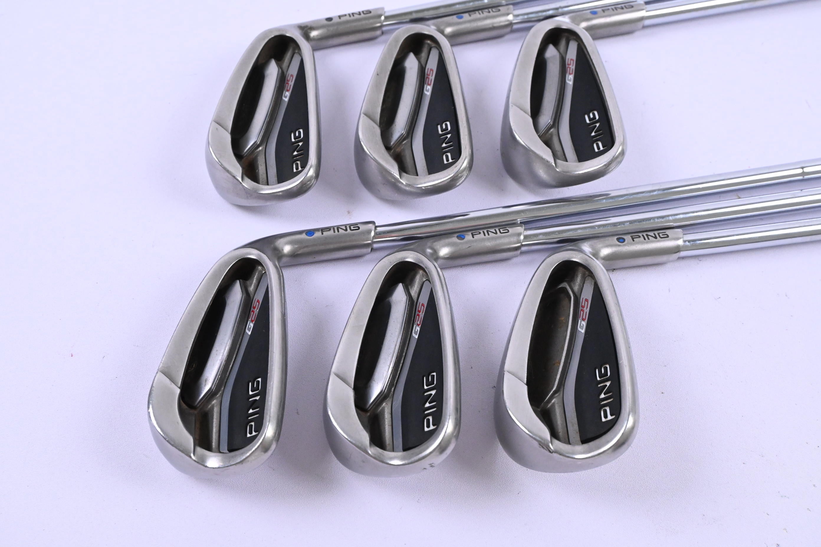 Ping G25 Irons / 5-PW / Blue Dot / Regular Flex Ping CFS Shafts