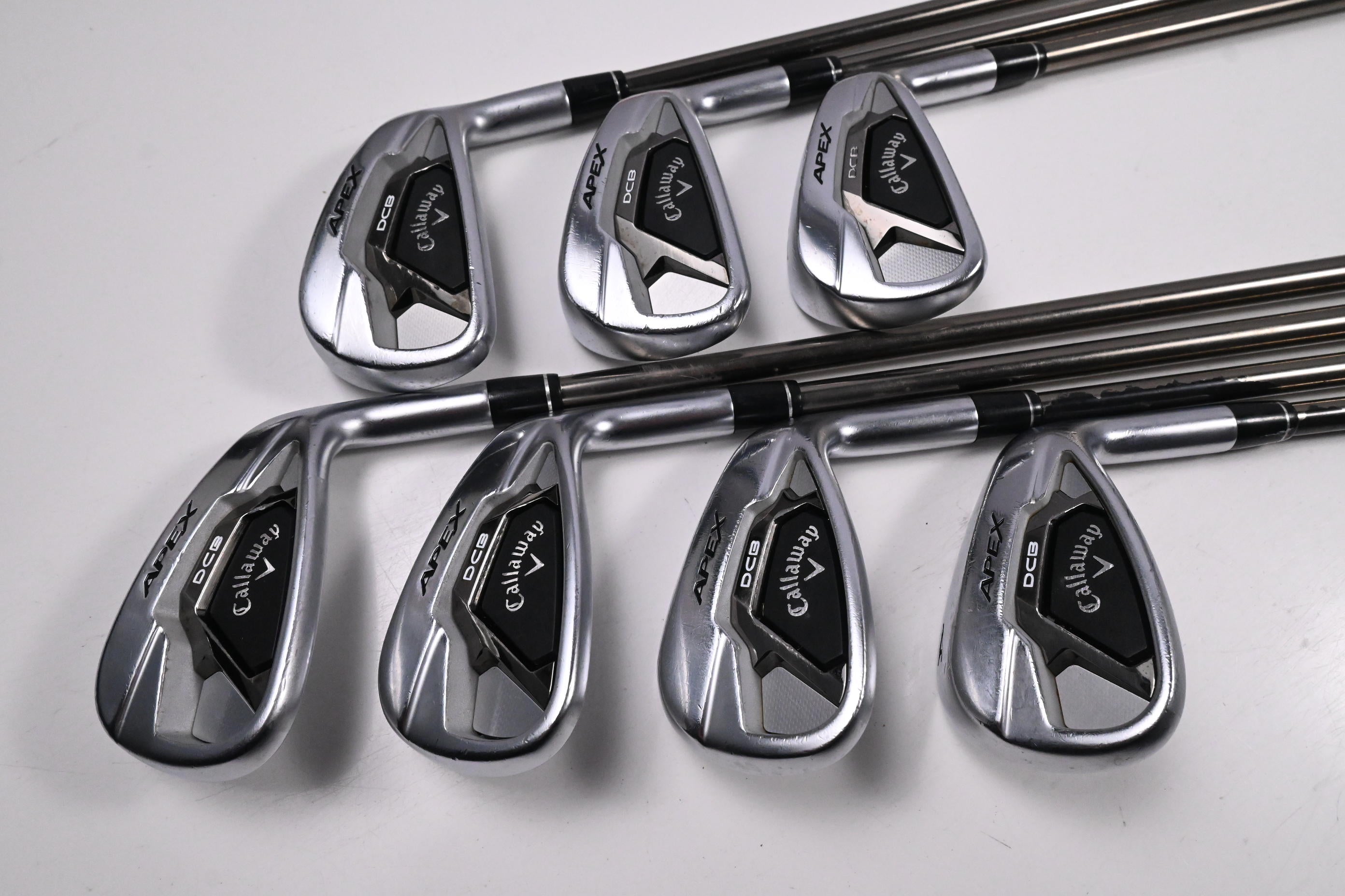 Callaway Apex DCB Irons / 5-PW+AW / Regular Flex UST Recoil ESX 460 Shafts