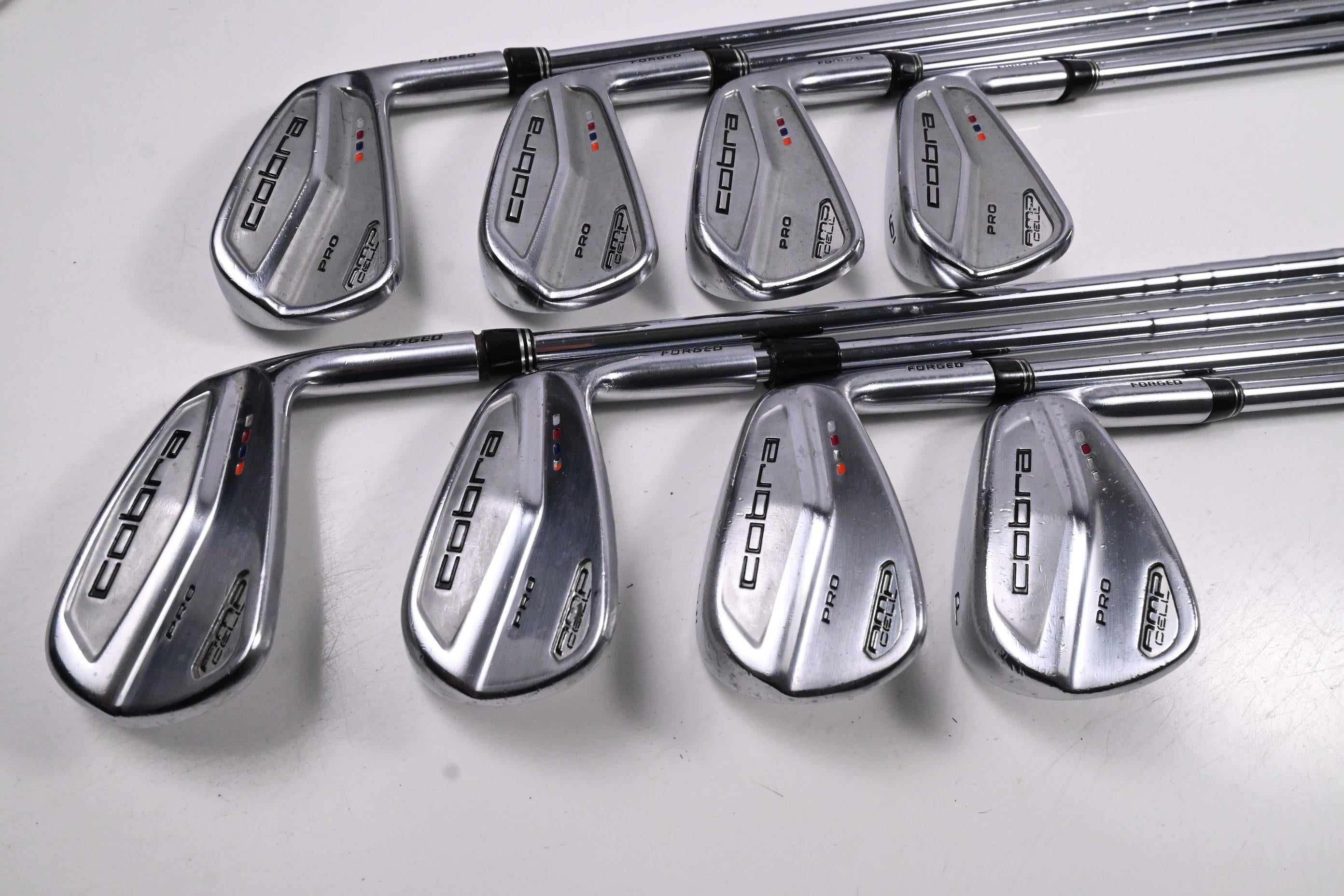 Cobra AMP Cell Pro Irons / 3-PW / Stiff Flex True Temper Dynalite 90 Shaft