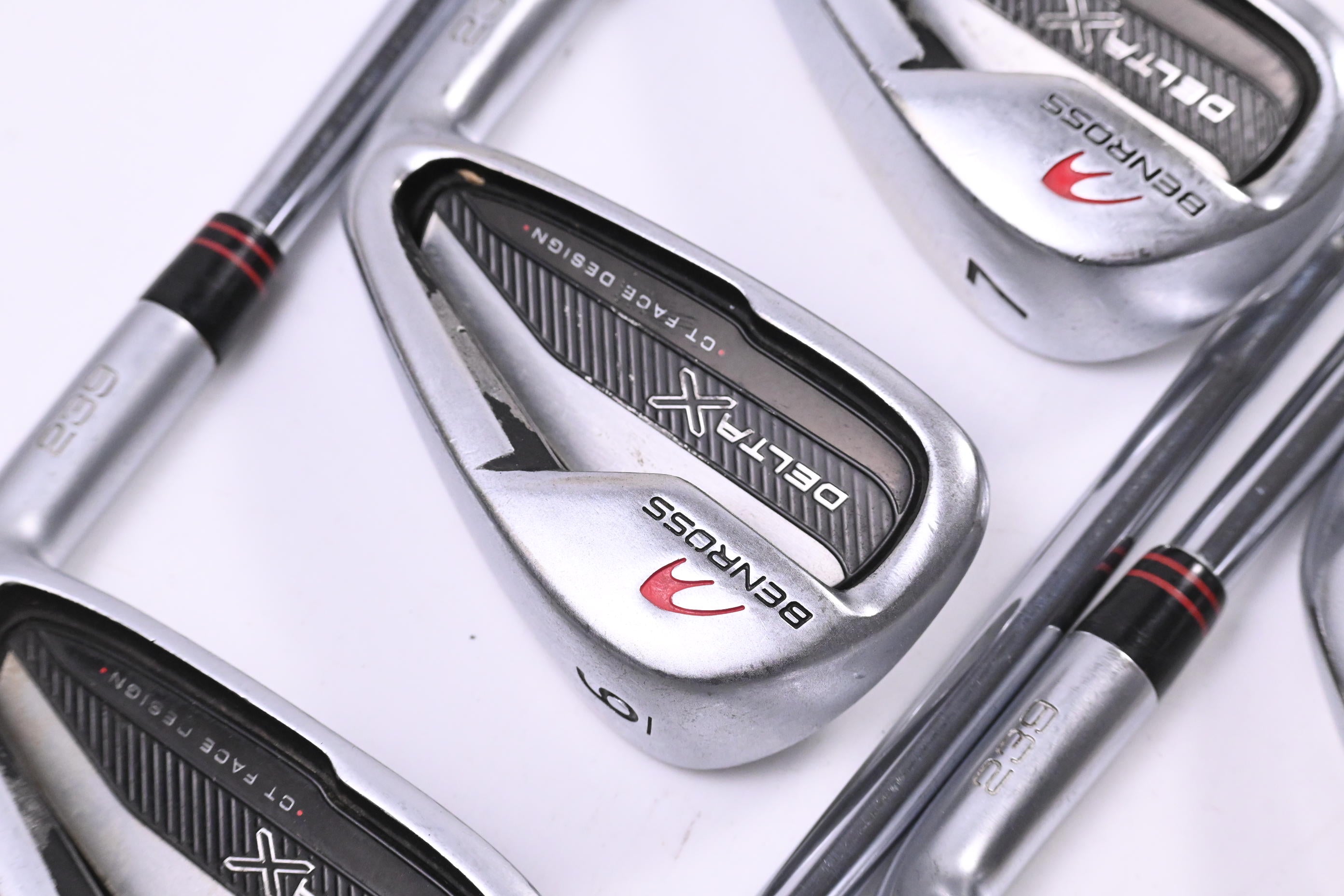 Benross Delta X Irons / 5-PW+SW / Stiff Flex KBS Tour 105 Shafts