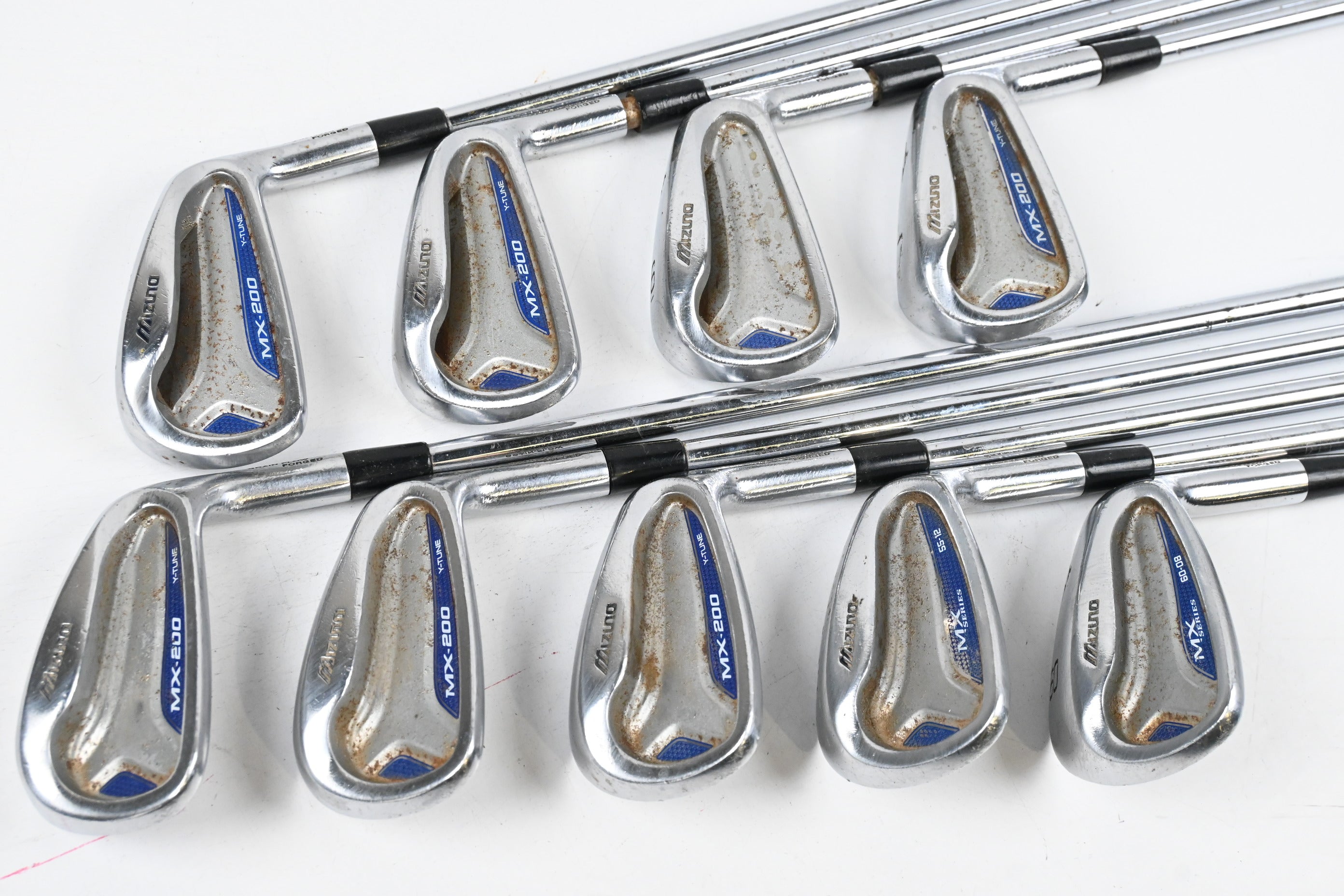 Mizuno MX-200 Irons / 4-PW+SW+LW / Regular Flex Dynalite Gold R300 Steel Shaft