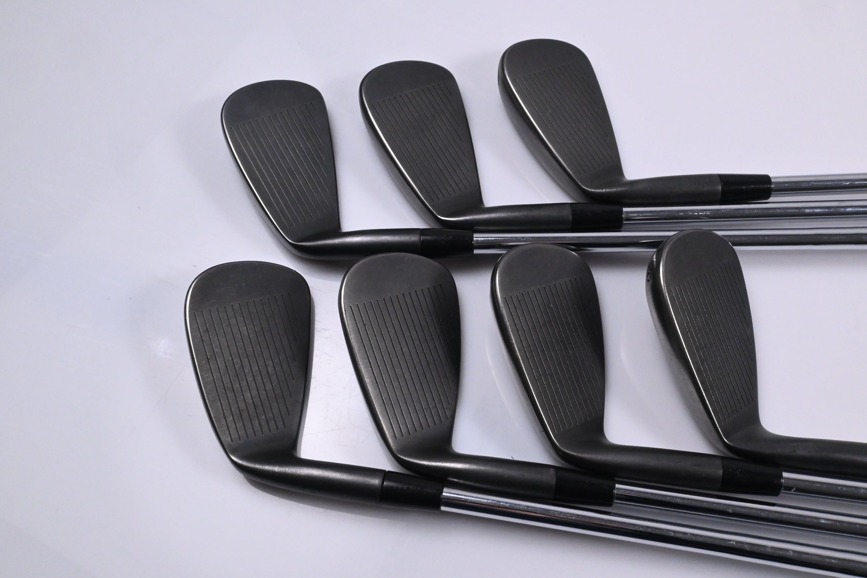 Cobra King Forged Tec 2023 Black Irons / 4-PW / Stiff Flex KBS $-Taper Lite