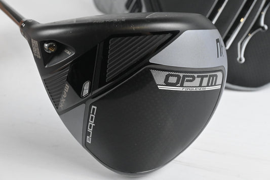 Left Hand Cobra OPTM MAX-K Driver / 10.5 Degree / Stiff Flex Denali Black 60
