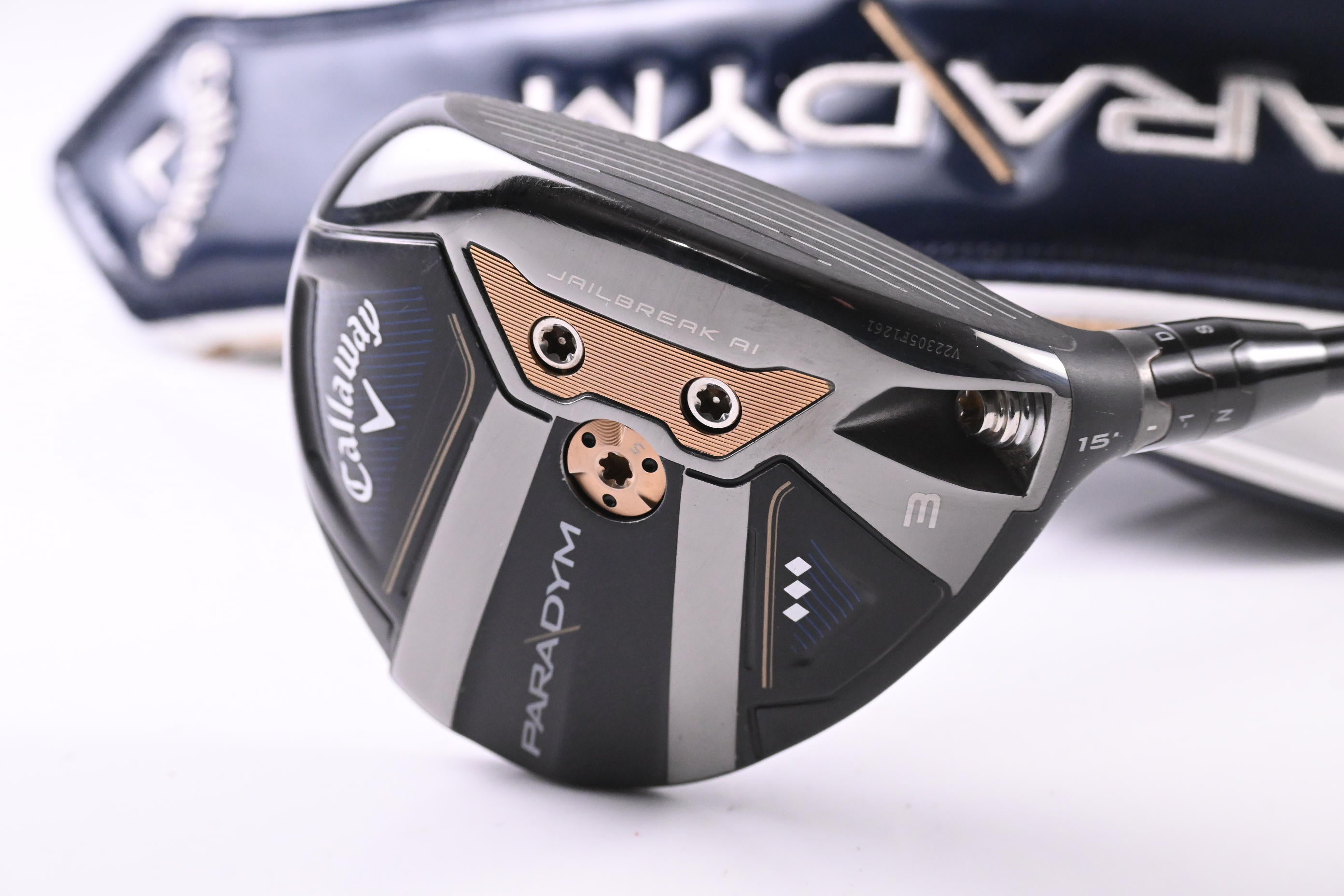 Callaway Paradym Triple Diamond #3 Wood / 15 Degree / Stiff Flex Kai'li White 70