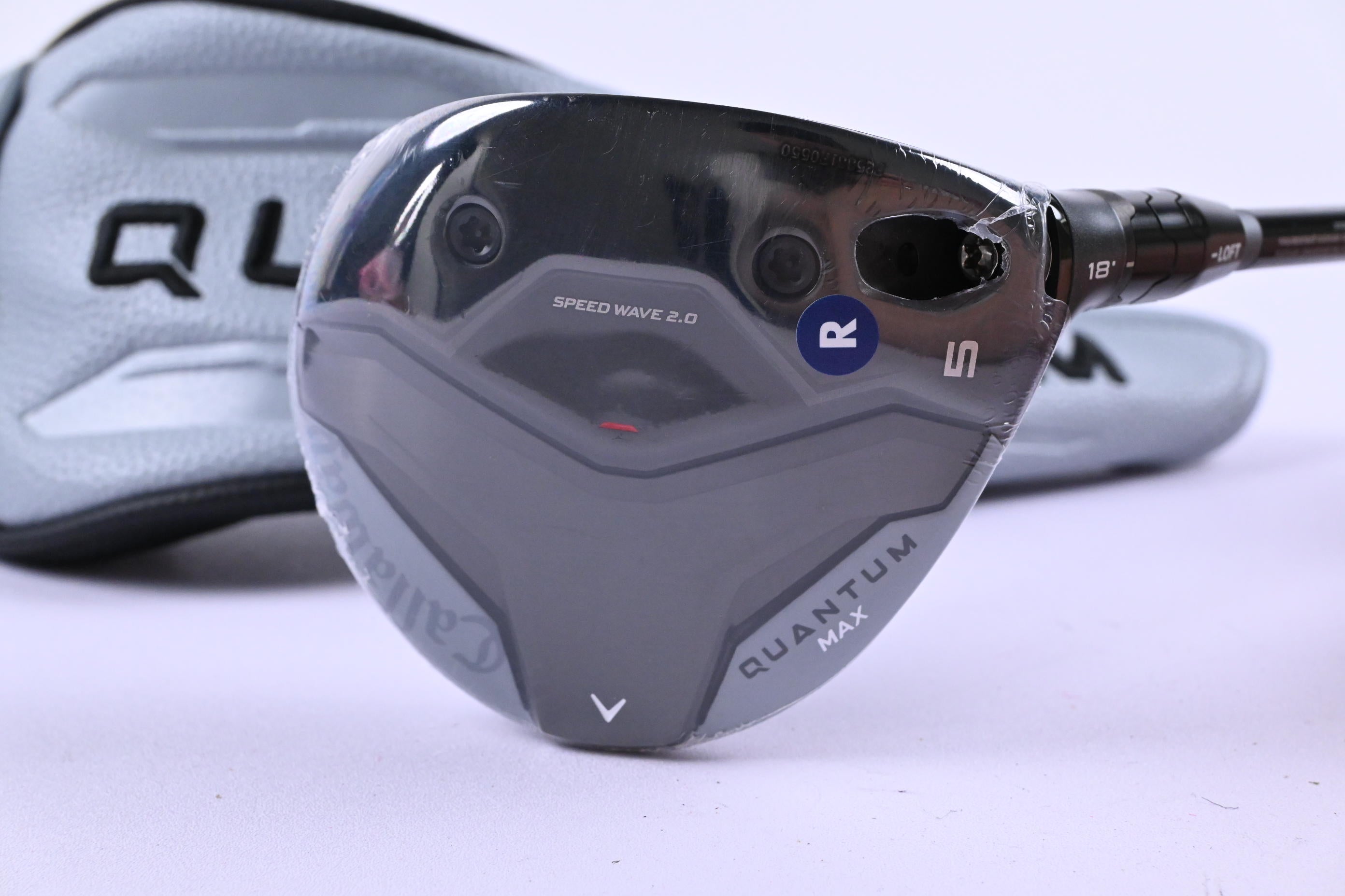 Callaway Quantum Max #5 Wood / 18 Degree / Stiff flex Denali Frost Silver 60