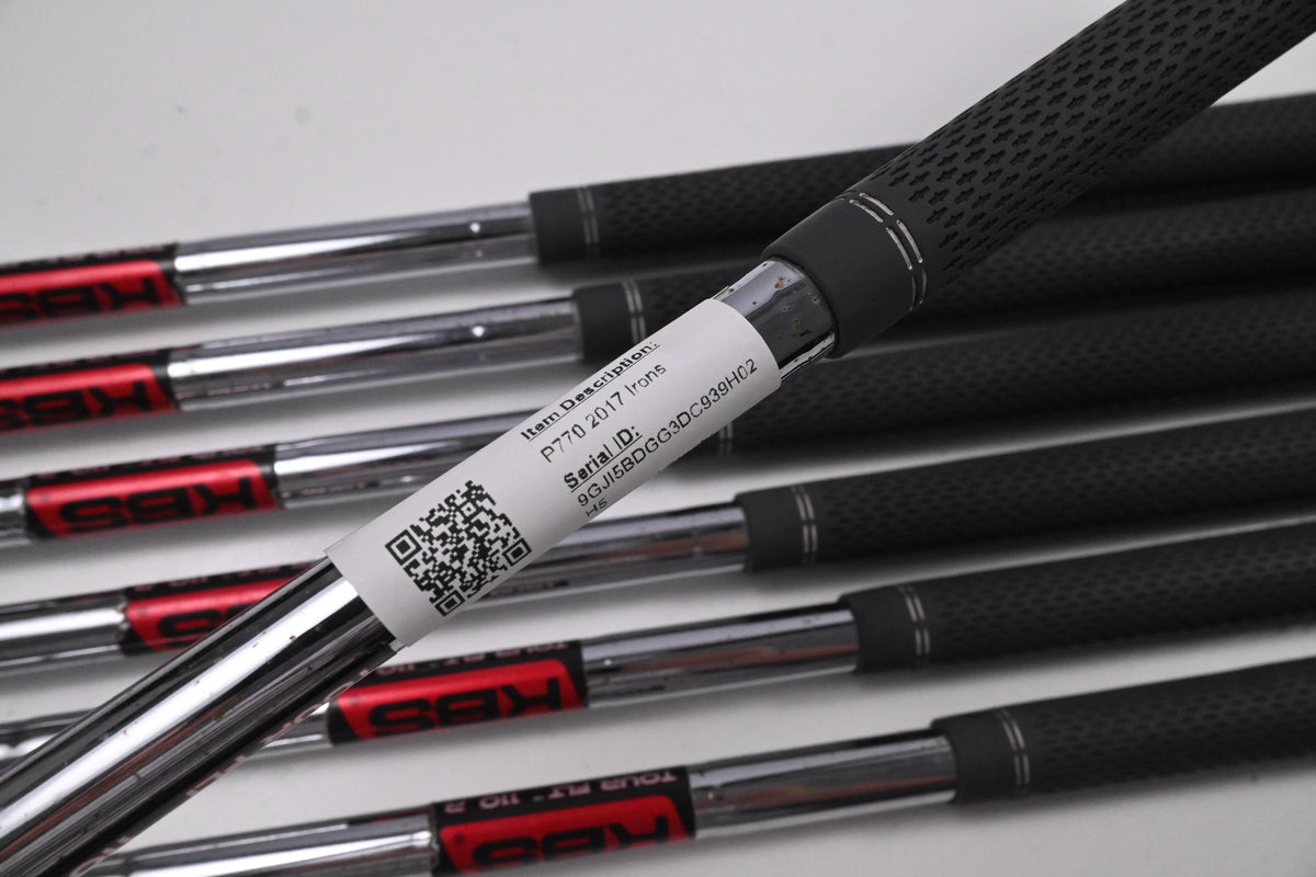 Taylormade P770 2017 Irons / 4-PW / Regular Flex KBS Tour FLT 110 Shafts
