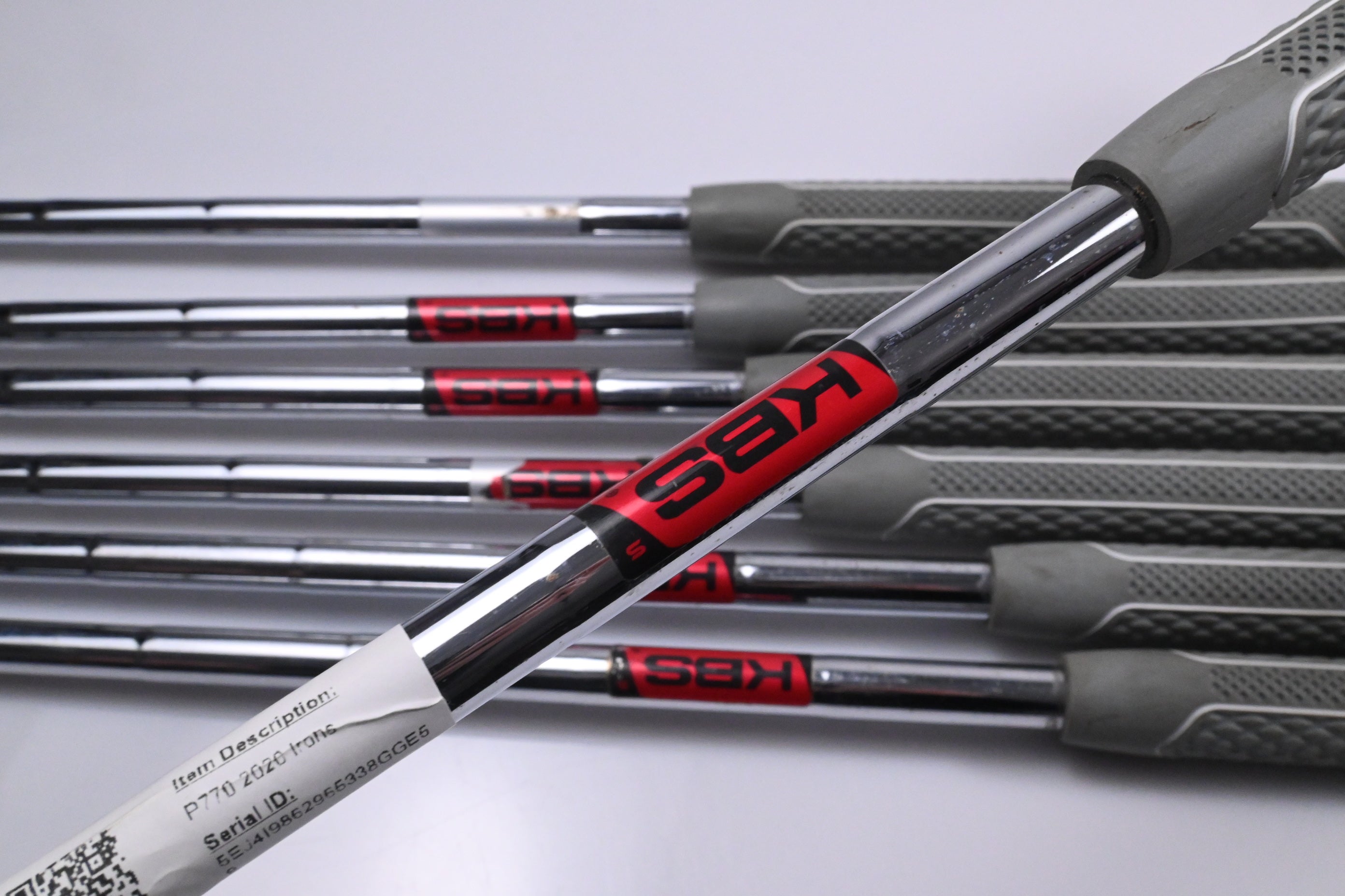 Taylormade P770 2020 Irons / 4-PW / Stiff Flex KBS Tour Shafts