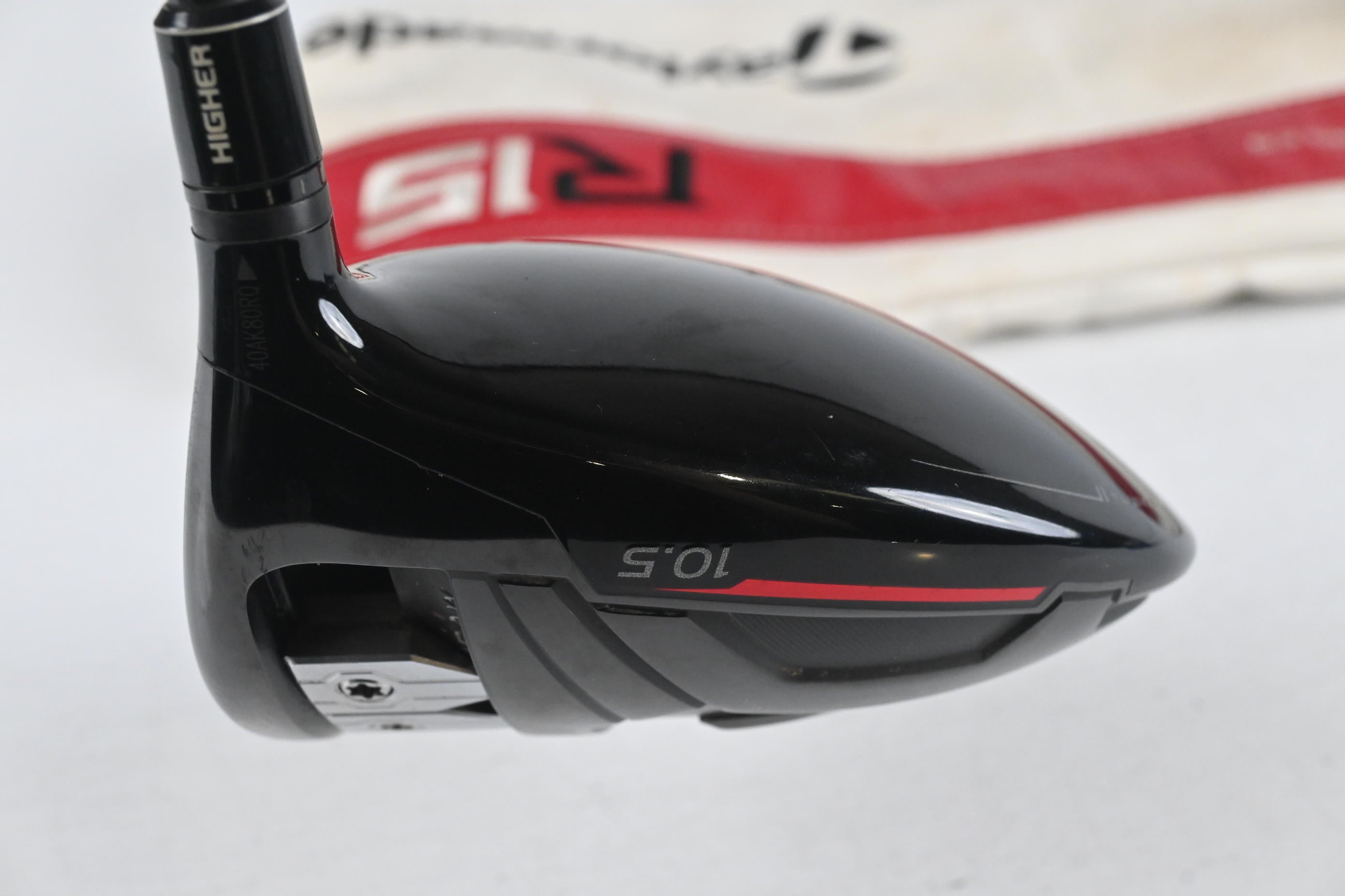 Taylormade R15 Black Driver / 10.5 Degree / Stiff Flex Speeder 57 Shaft