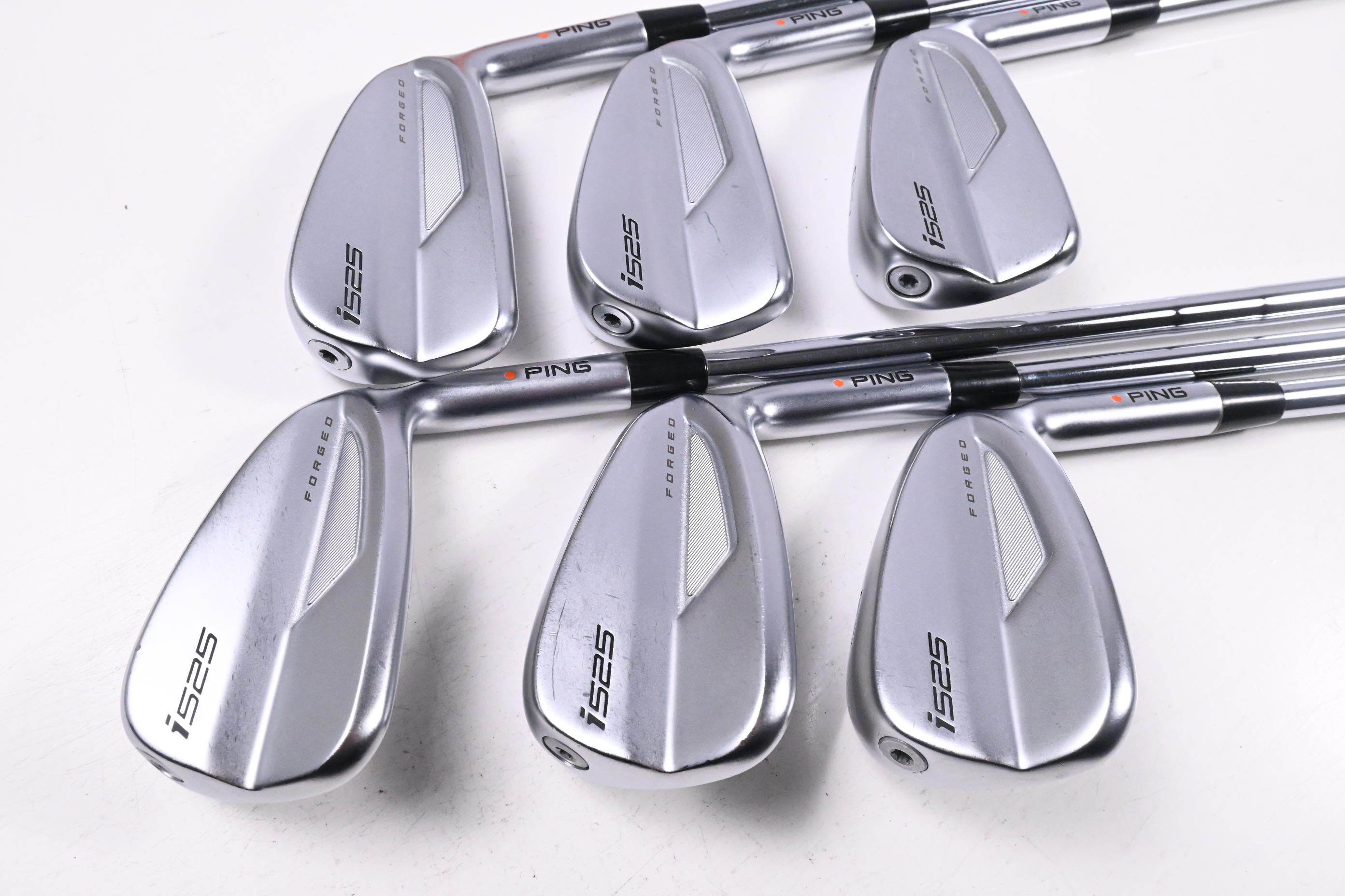 Ping i525 Irons / 5-PW / Orange Dot / Regular Flex KBS Tour 110 Shafts