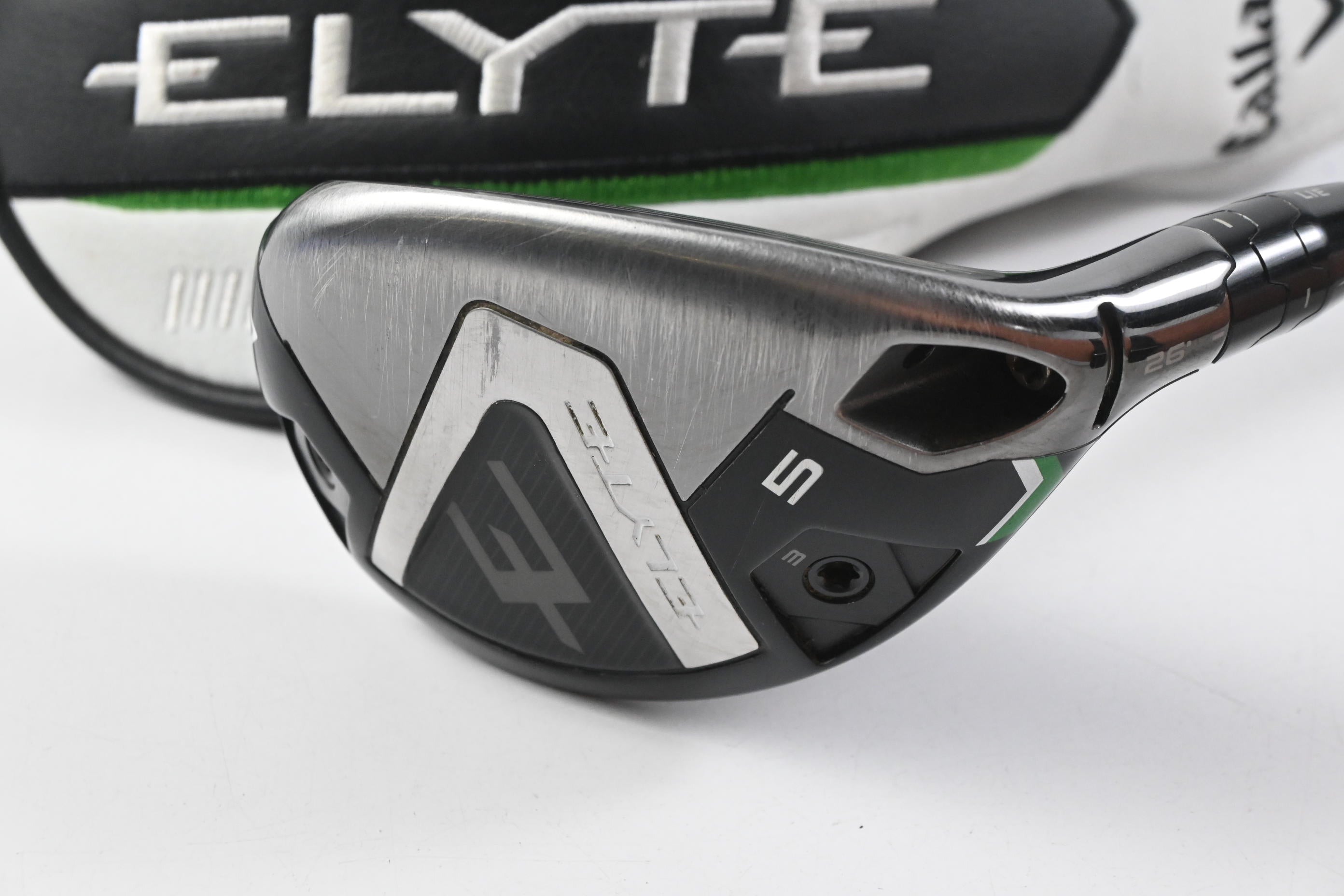 Callaway Elyte #5 Hybrid / 26 Degree / Stiff Flex Denali Charcoal 70 Shaft