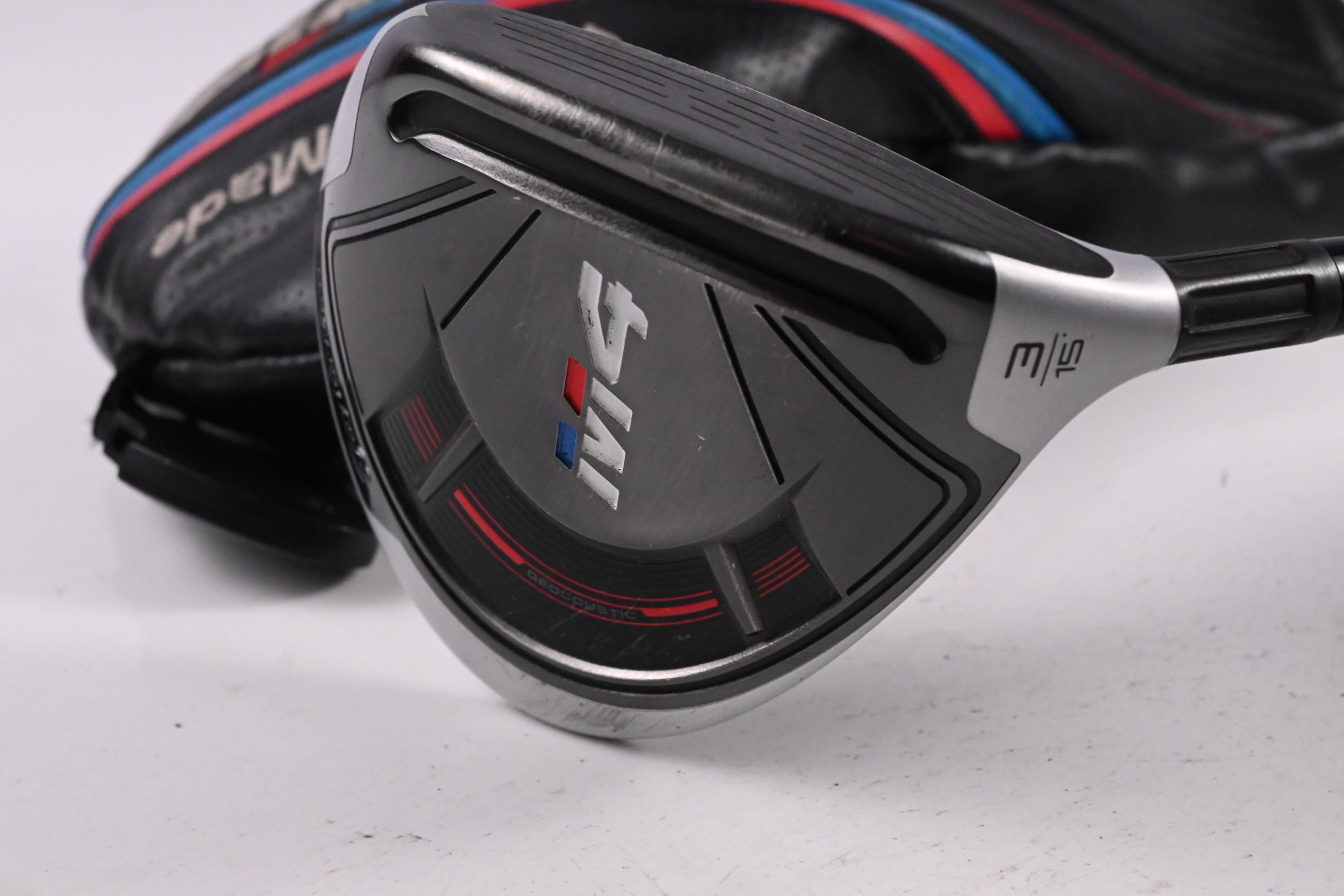 Taylormade M4 #3 Wood / 15 Degree / Stiff Flex Atmos Red 6 Shaft