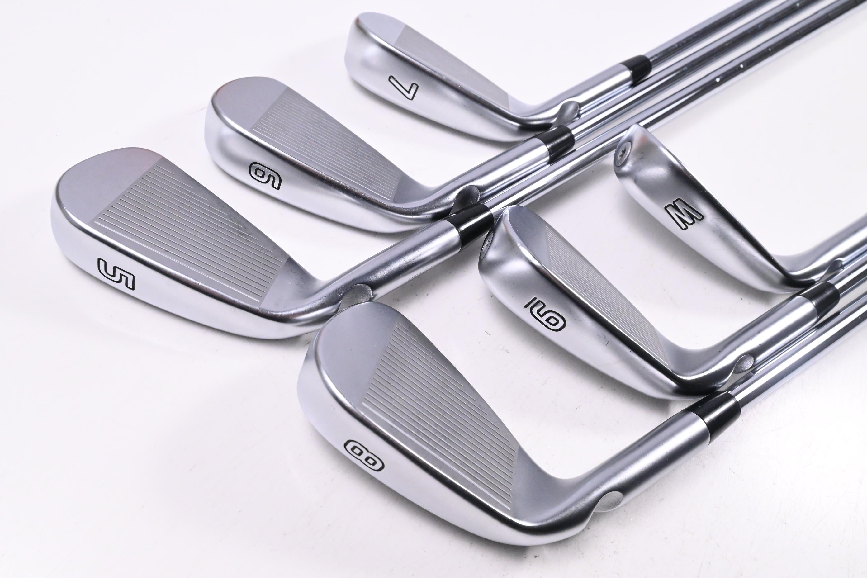 Ping i525 Irons / 5-PW / Orange Dot / Regular Flex KBS Tour 110 Shafts