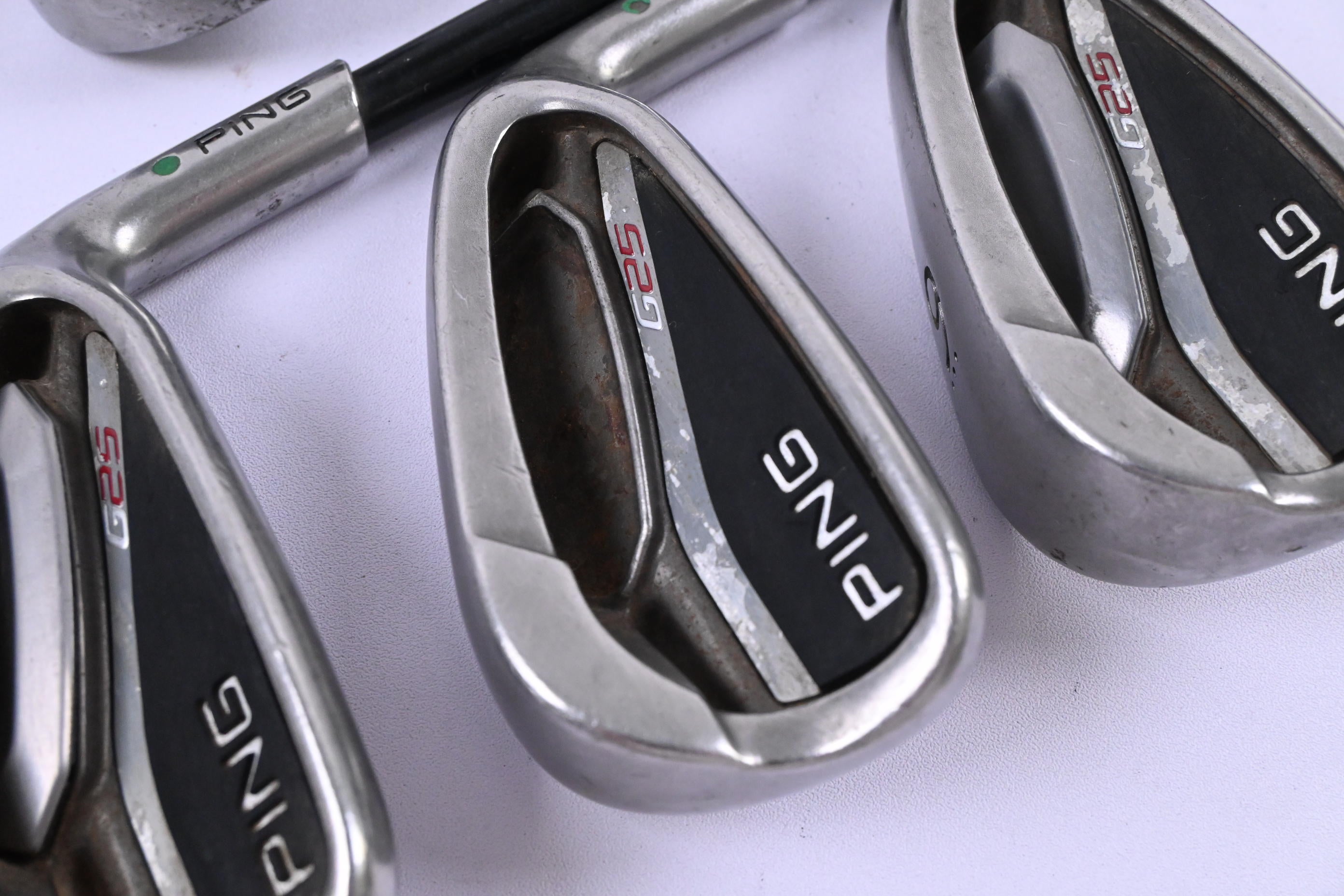 Ping G25 Irons / 5-9i / Green Dot / Regular Flex Ping TFC 189 Shafts