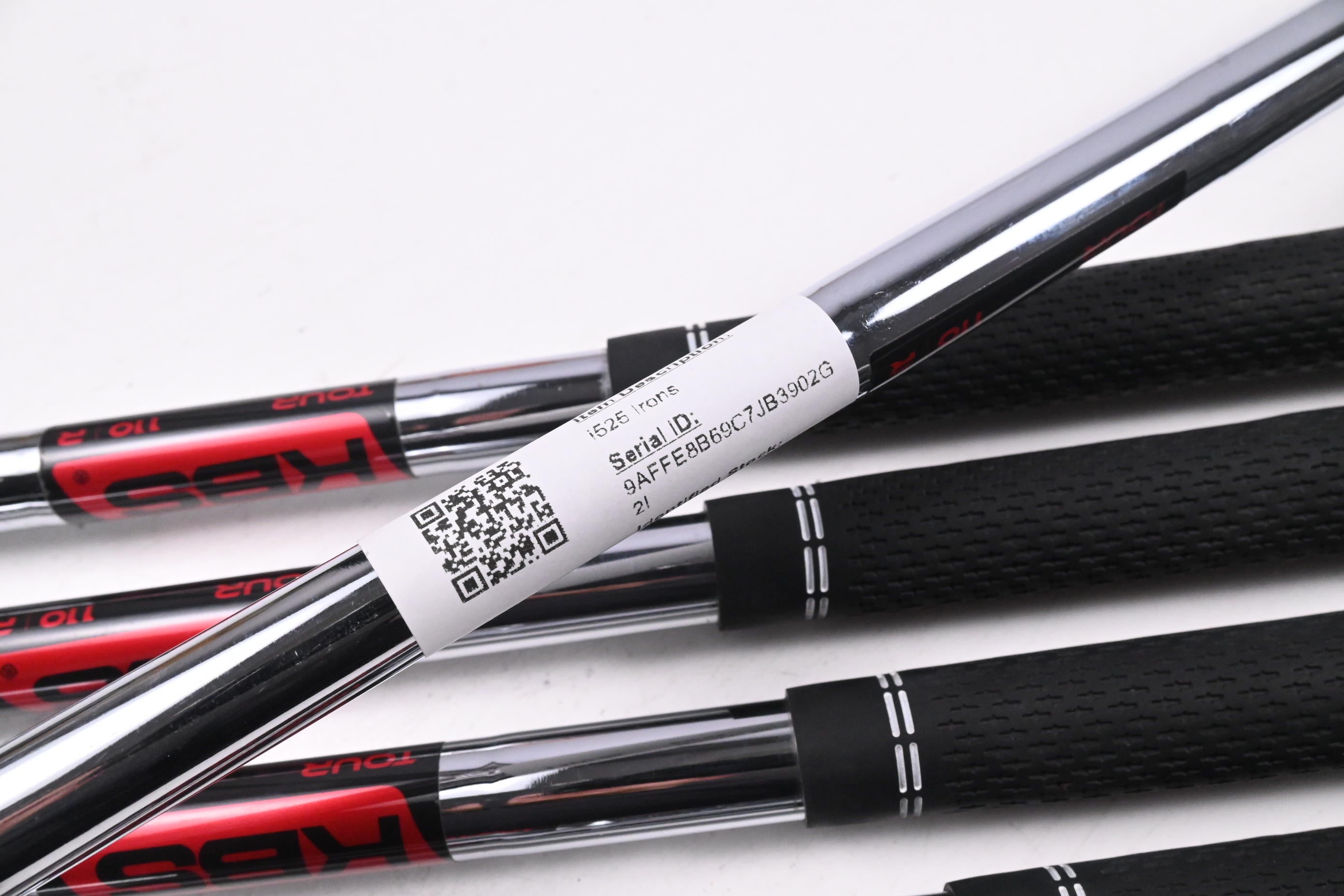 Ping i525 Irons / 5-PW / Orange Dot / Regular Flex KBS Tour 110 Shafts