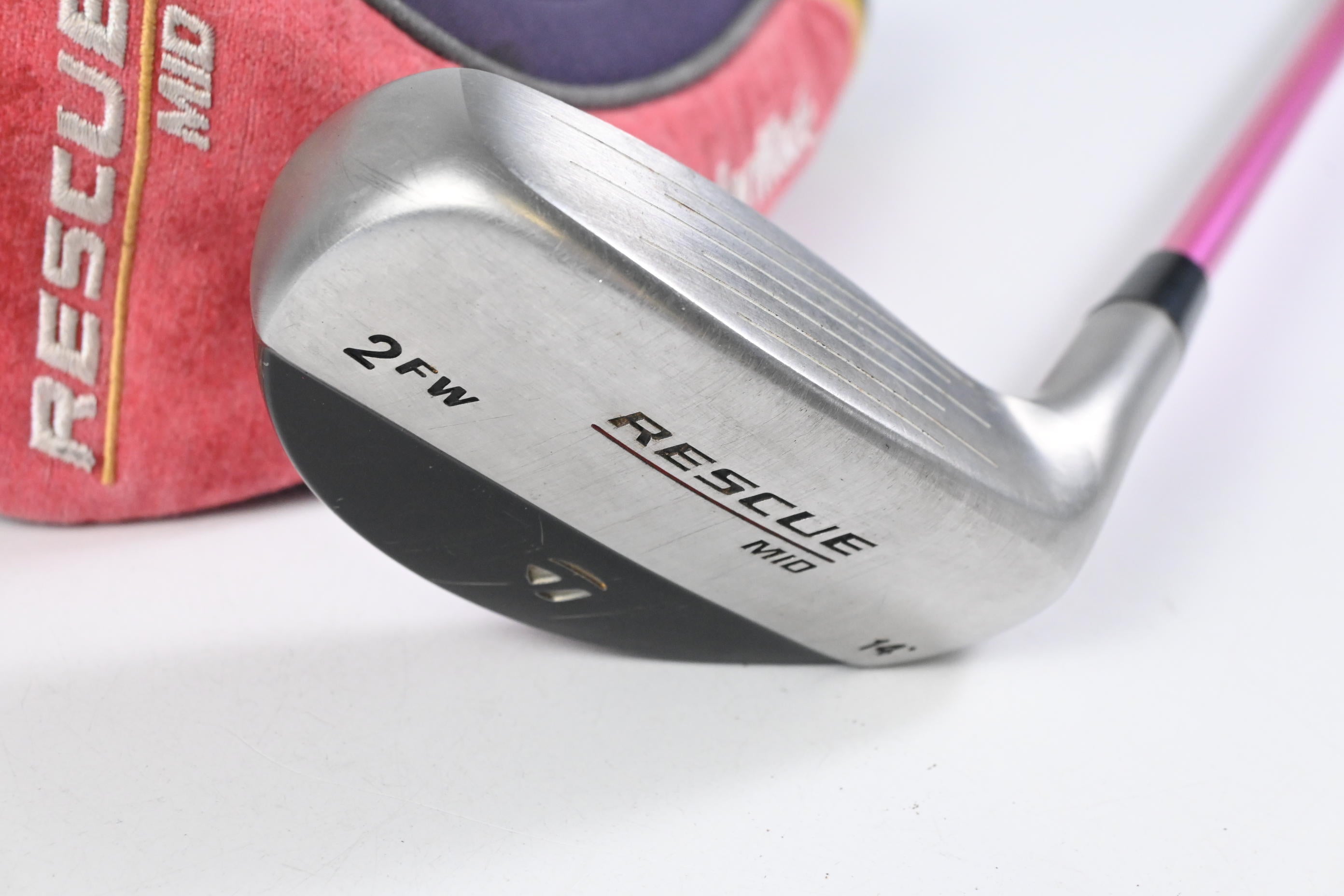 Taylormade Rescue Mid #2 Hybrid / 14 Degree / Regular Flex Aldila NV 55 Shaft