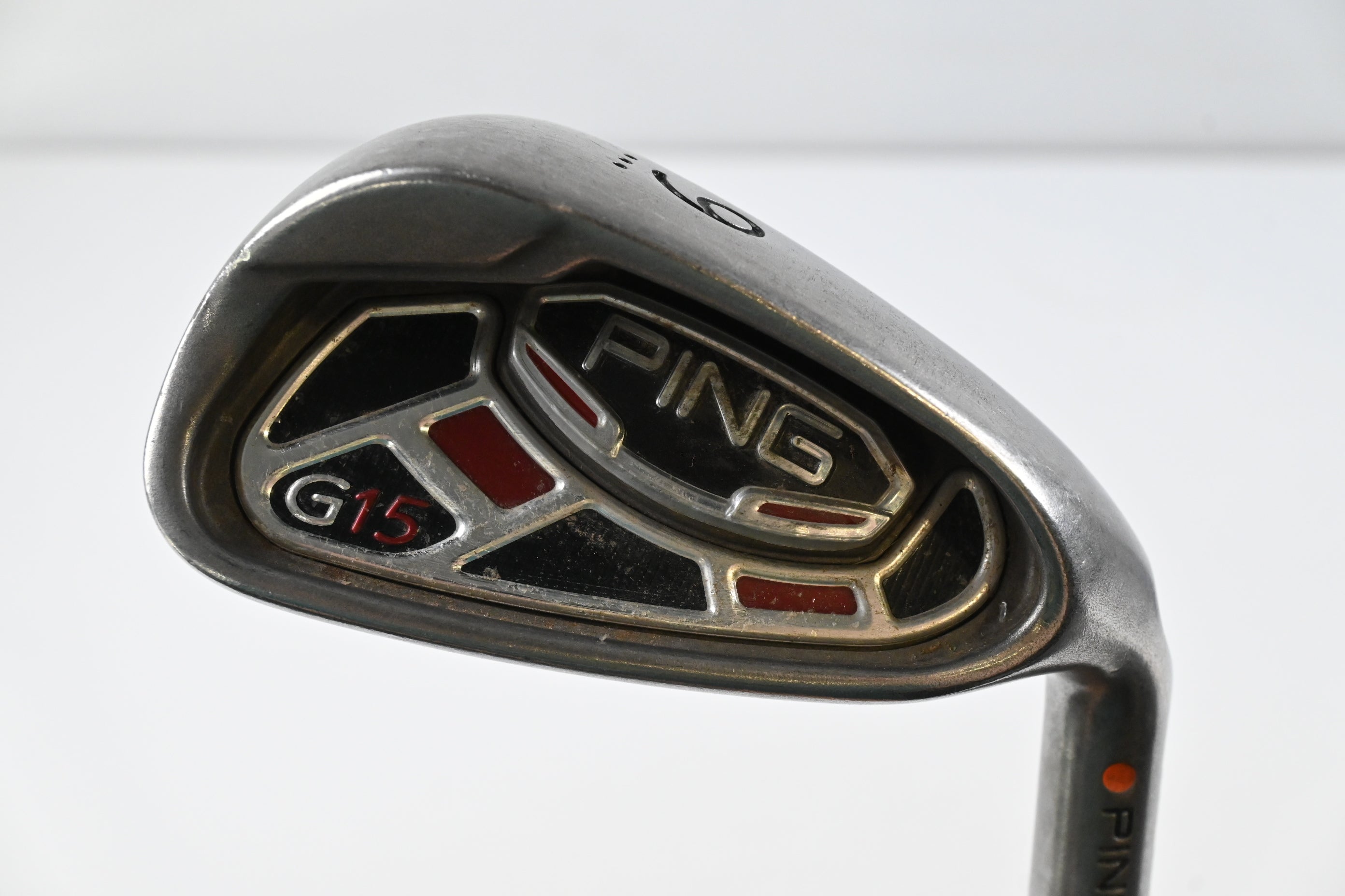 Ping G15 #9 Iron / 40 Degree / Orange Dot / Regular Flex Ping AWT Shaft