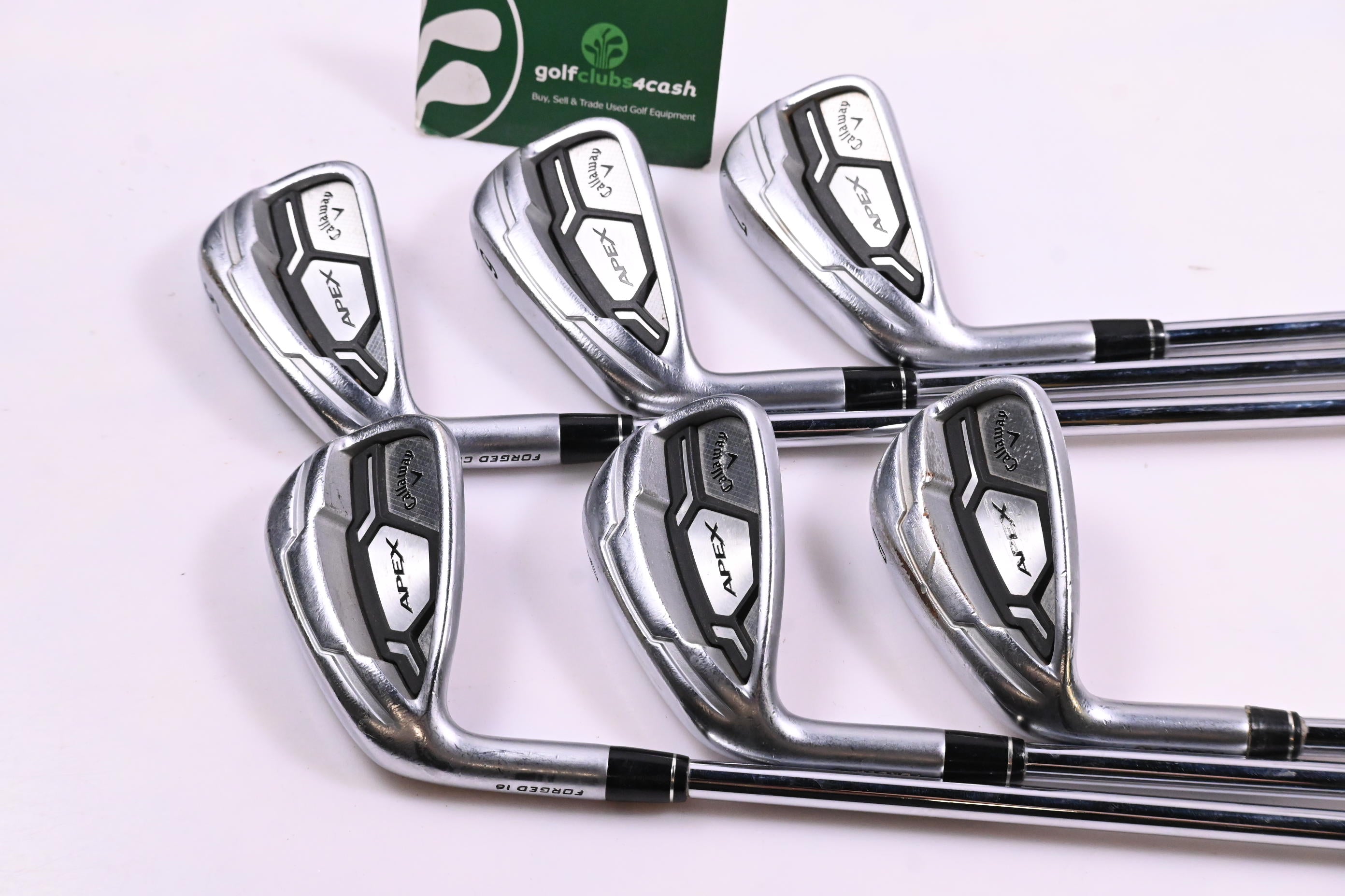 Left Hand Callaway Apex CF16 Irons / 5-PW / Regular Flex SpeedStep 80 Shafts