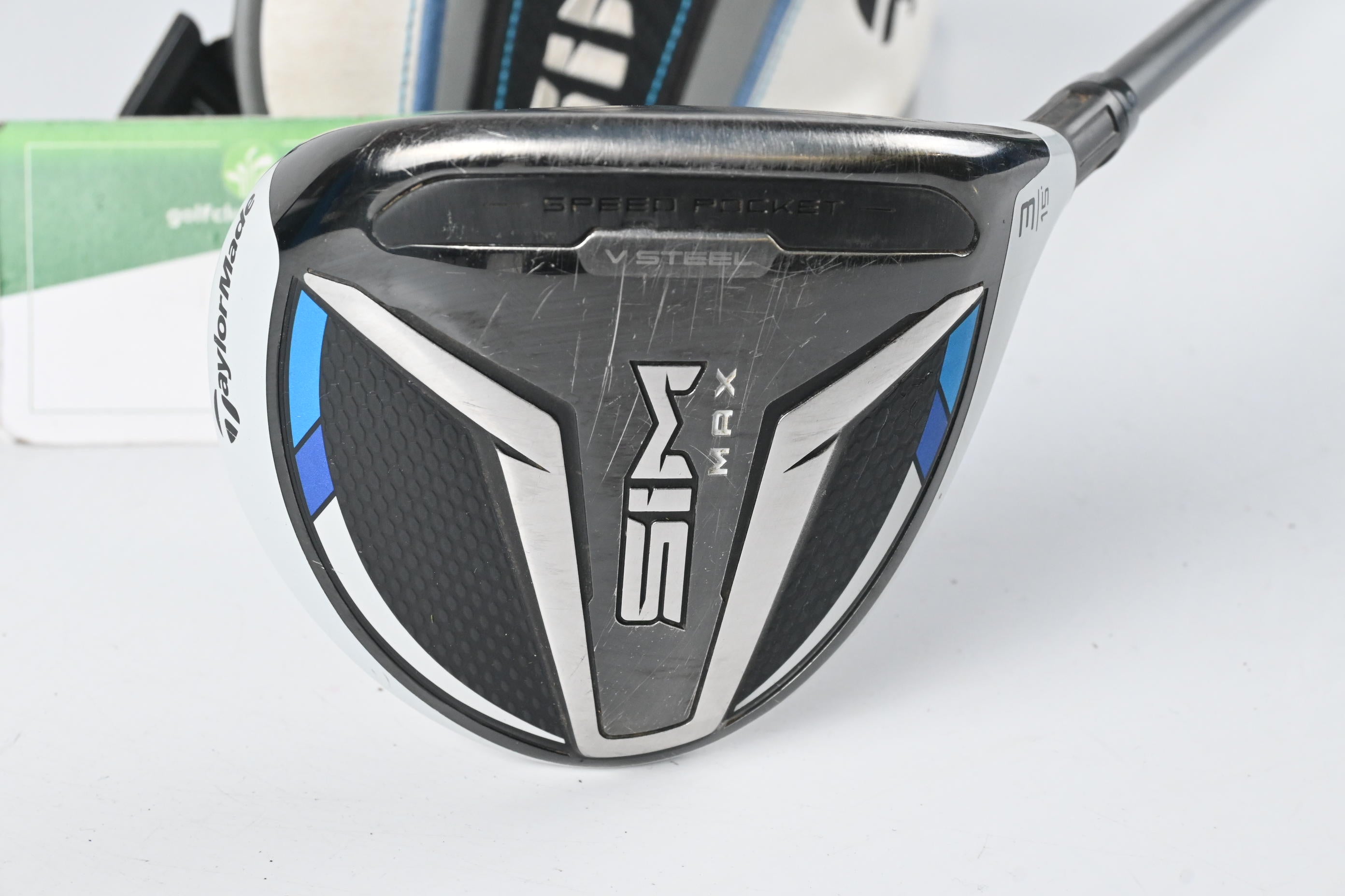 Taylormade SIM Max #3 Wood / 15 Degree / Stiff Flex HZRDUS Smoke Yellow 70 Shaft