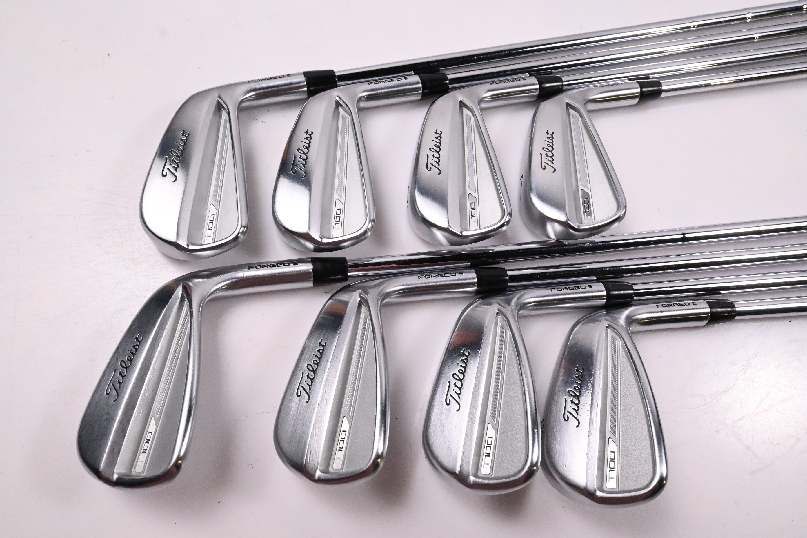 Titleist T100 2023 Irons / 4-PW+50° / Stiff Flex AMT Tour White S300 Shafts
