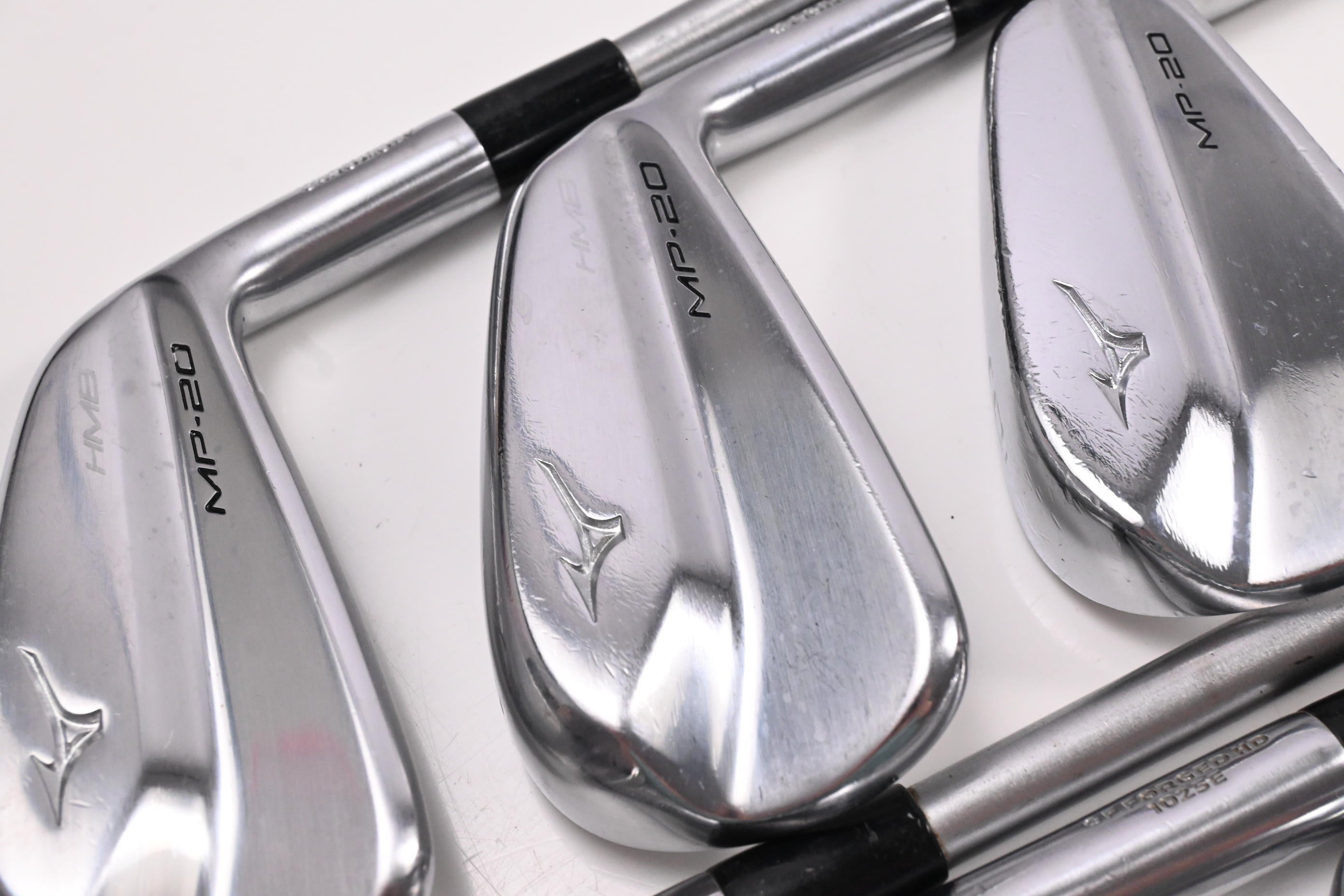 Mizuno MP-20 Blade Irons / 4-PW / Stiff Flex KBS Tour C-Taper 120 Shafts