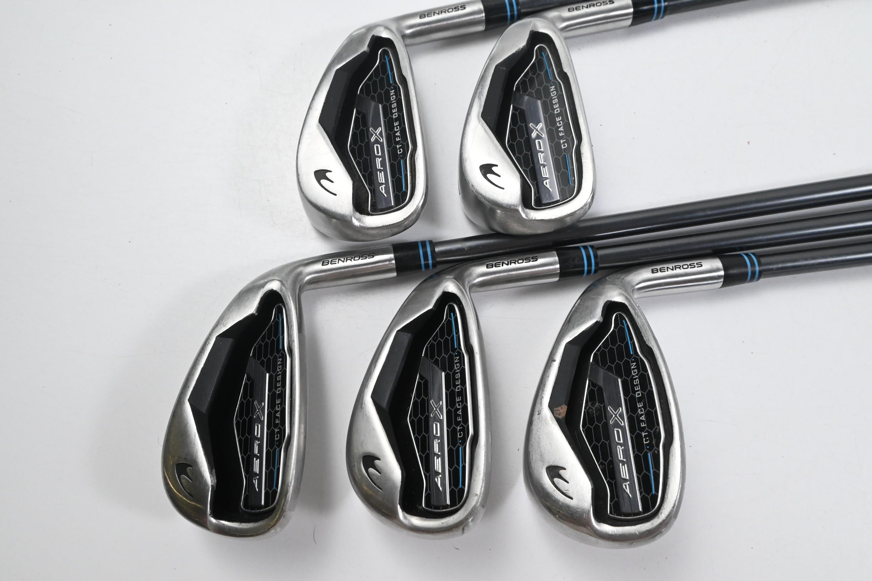 Benross Aero X Irons / 6-PW / Regular Flex Fujikura Vista Pro 50 Shafts