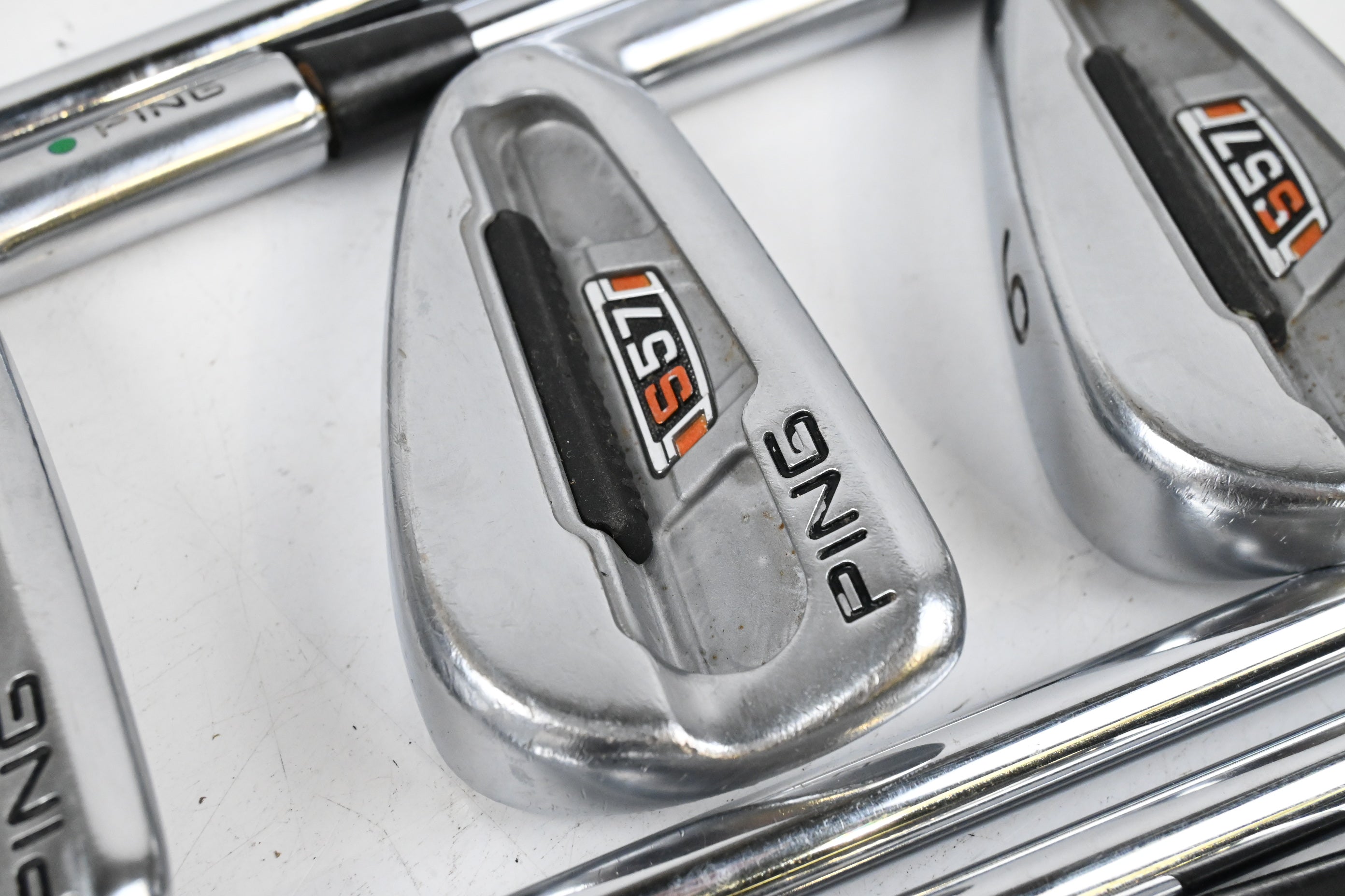 Ping S57 Irons / 3-PW / Blue Dot / Regular Flex Ping AWT Shafts