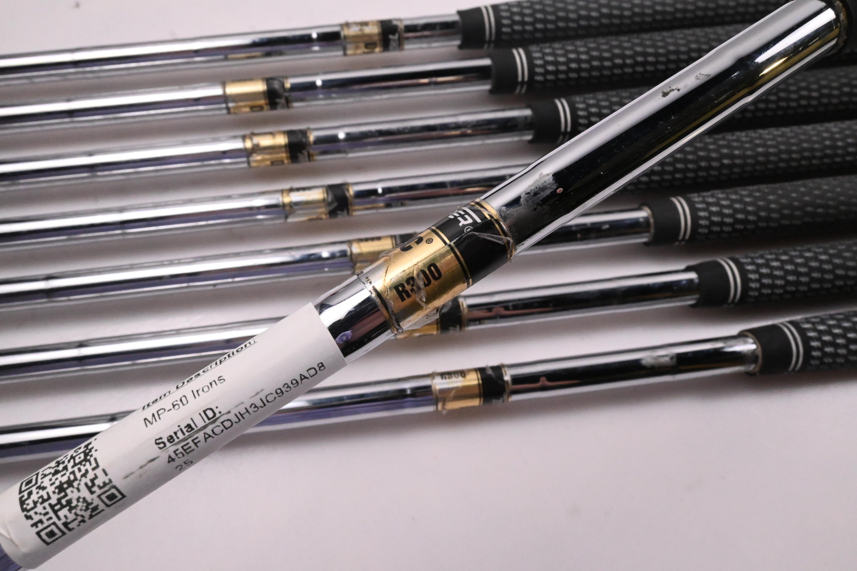 Left Hand Mizuno MP-60 Irons / 3-PW / Regular Flex Dynamic Gold R300 Shafts