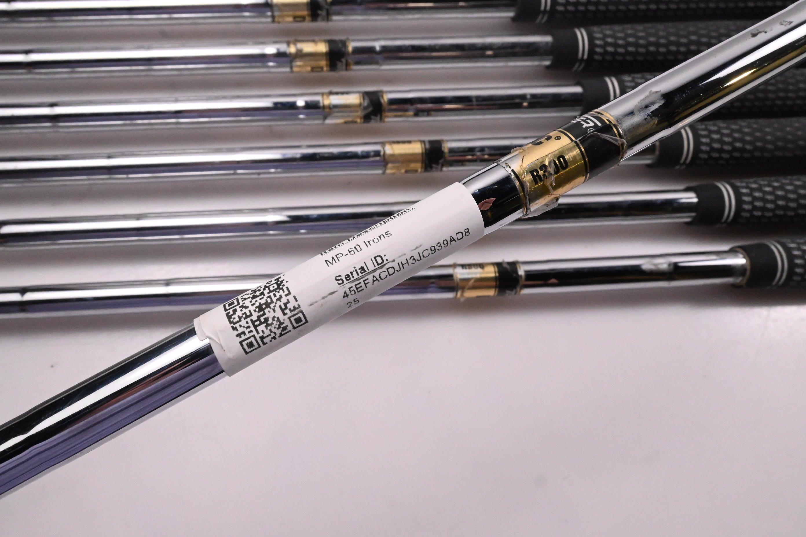 Left Hand Mizuno MP-60 Irons / 3-PW / Regular Flex Dynamic Gold R300 Shafts