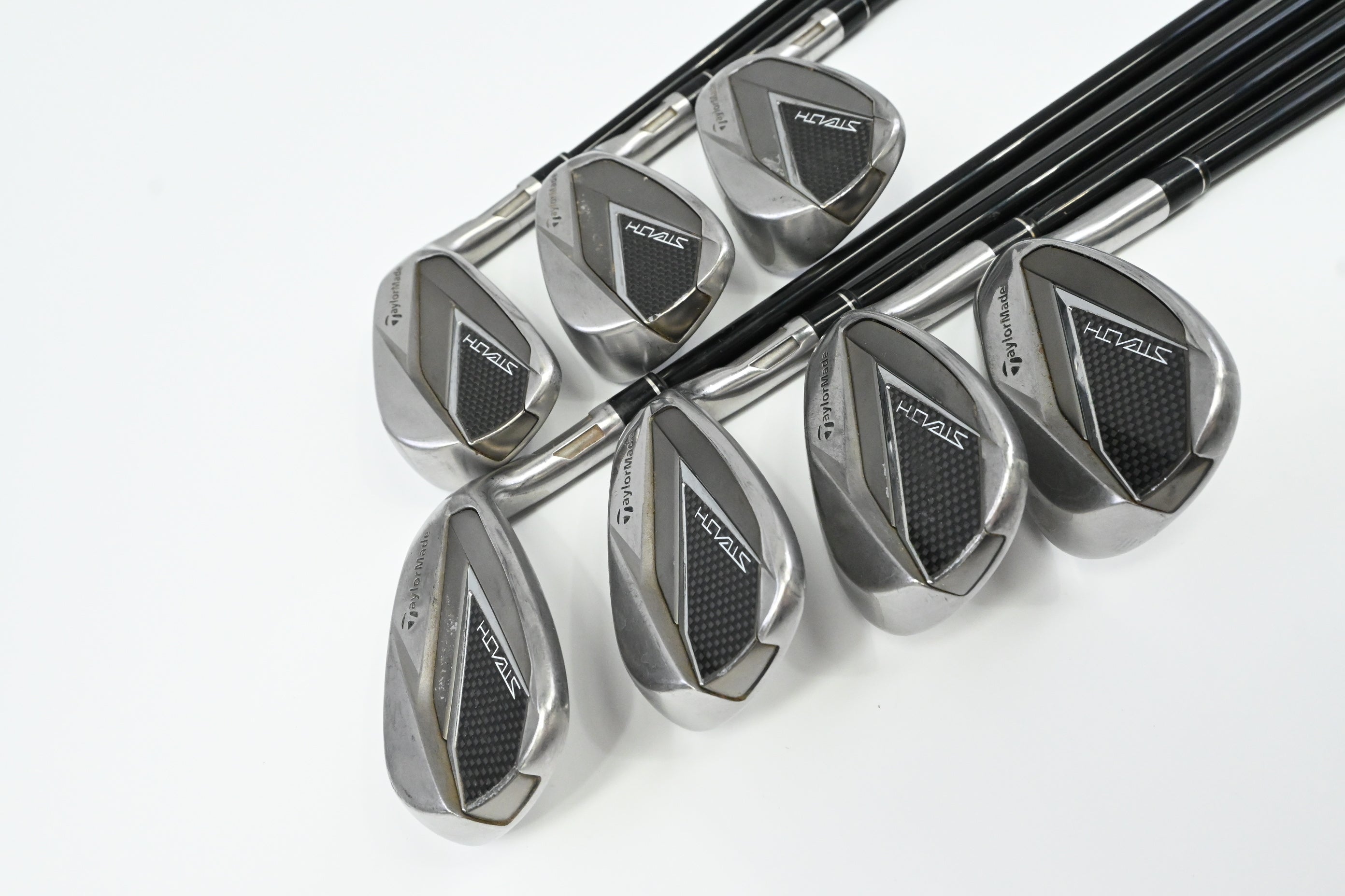 Taylormade Stealth Irons / 7-PW+GW+SW+LW / Regular Flex Fujikura Ventus Red 6
