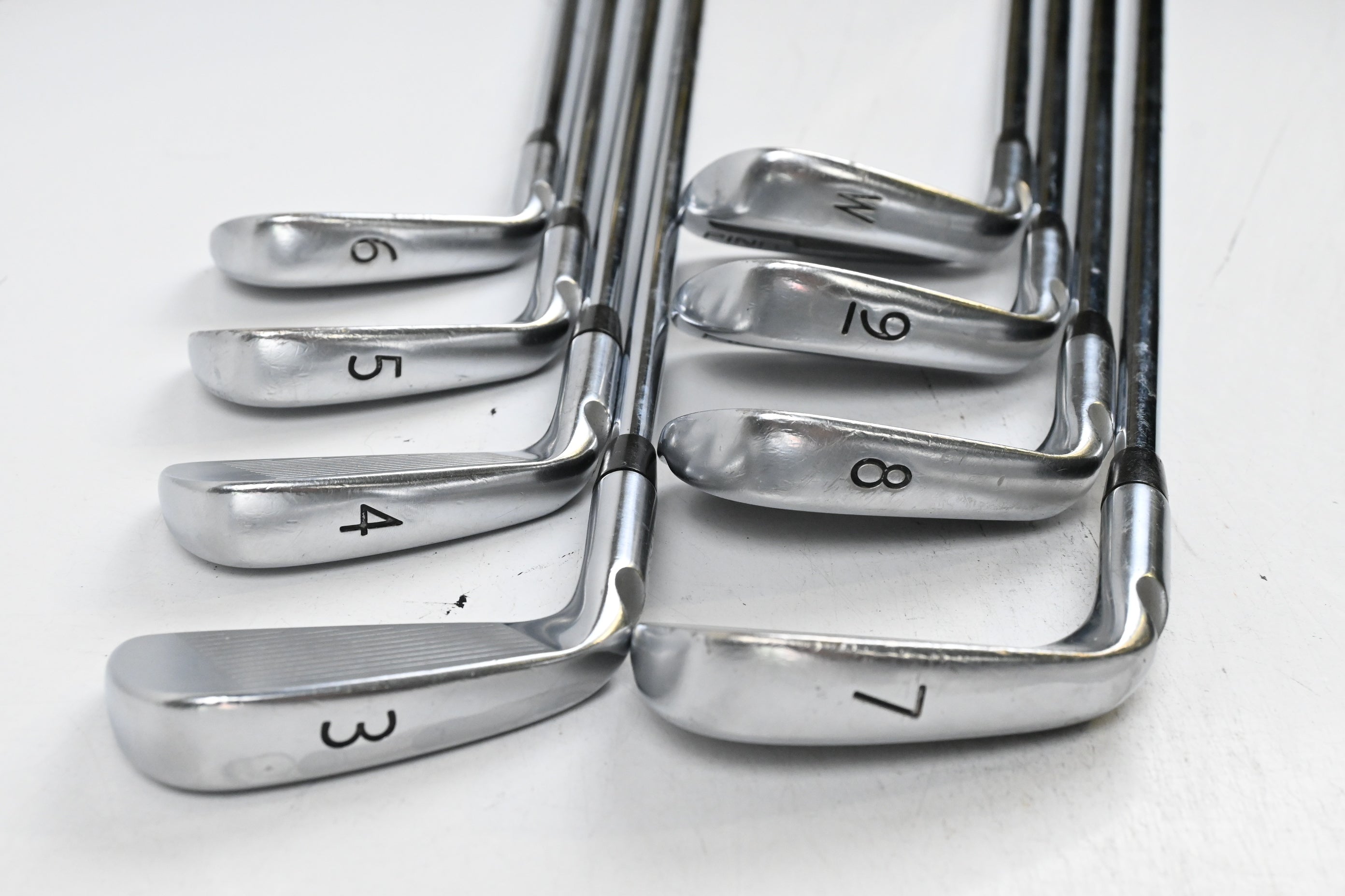 Ping S57 Irons / 3-PW / Blue Dot / Regular Flex Ping AWT Shafts