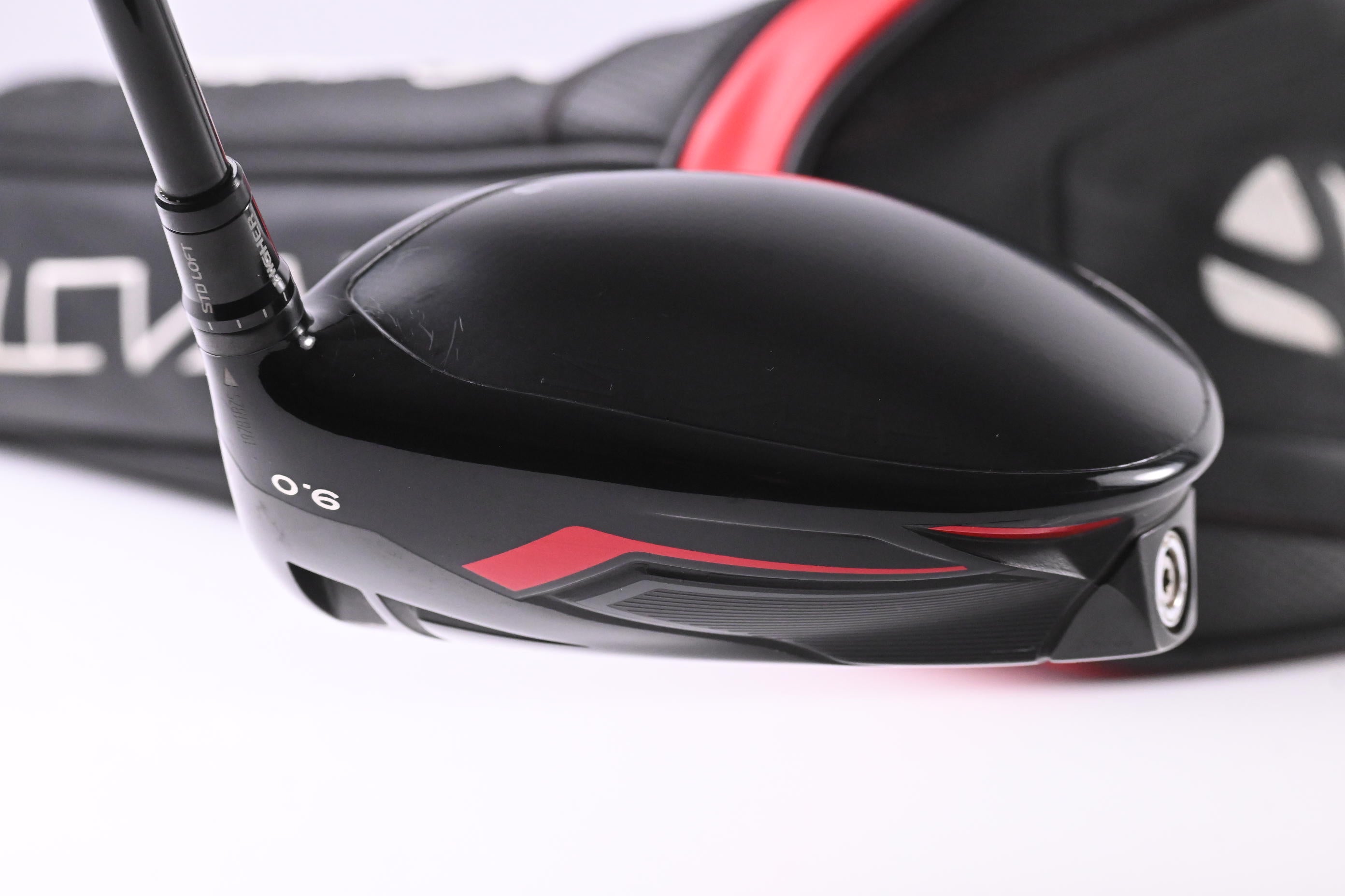 Taylormade Stealth Driver / 9 Degree / Stiff Flex HZRDUS Smoke Red RDX 60 Shaft