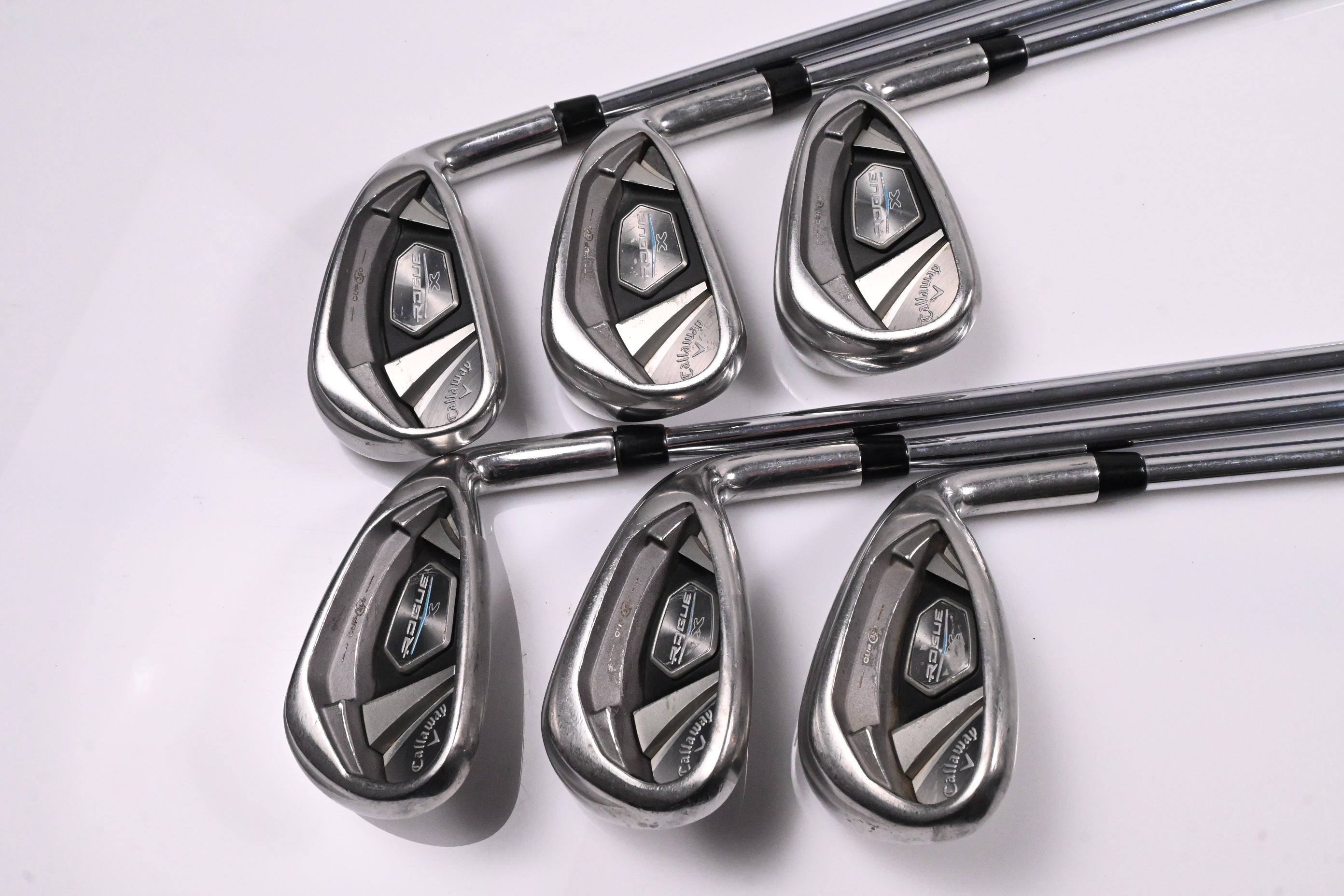 Callaway Rogue X Irons / 6-PW+AW / Regular Flex KBS MAX 90 Shafts