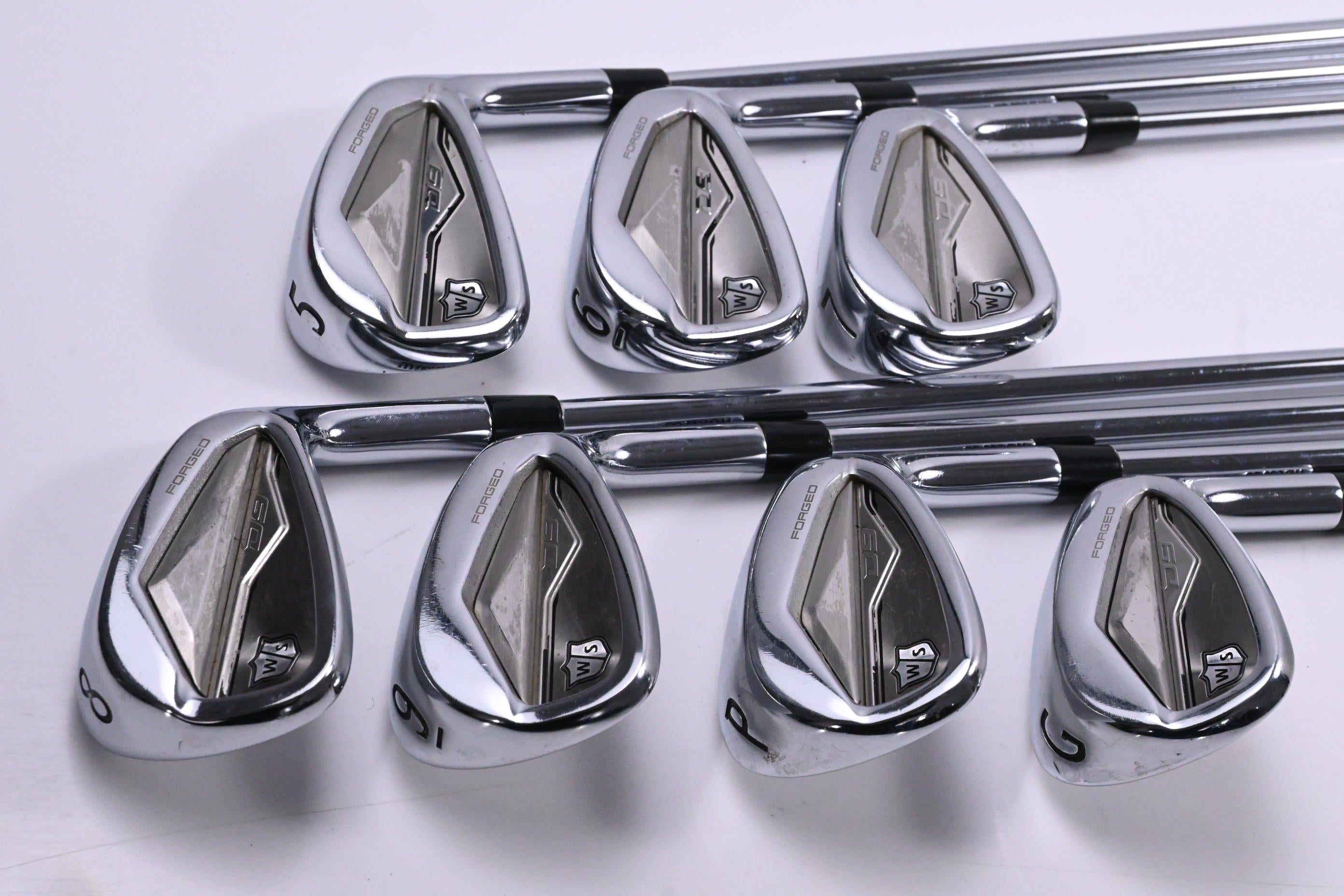 Wilson D9 Forged Irons / 5-PW+GW / Regular Flex KBS MAX Ultralite Shafts