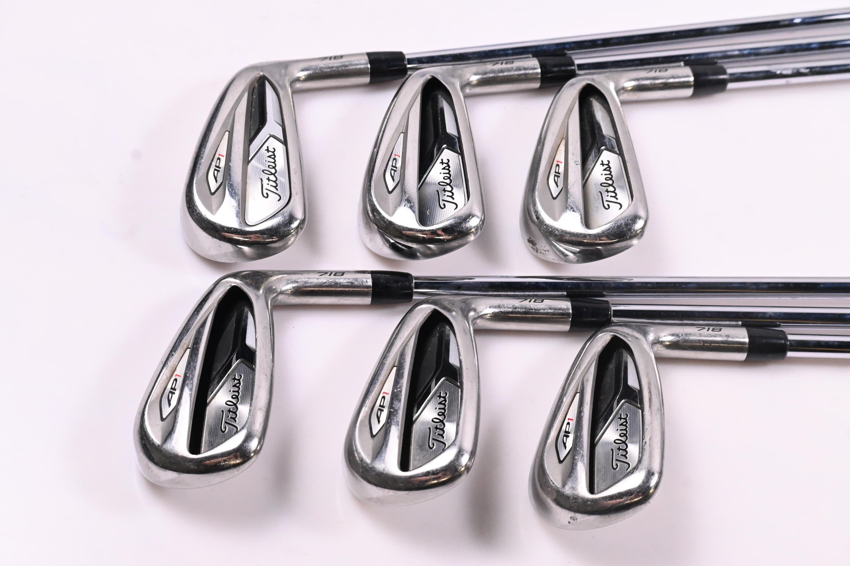 Titleist 718 AP1 Irons / 5-PW / Stiff Flex AMT Black S300 Shafts