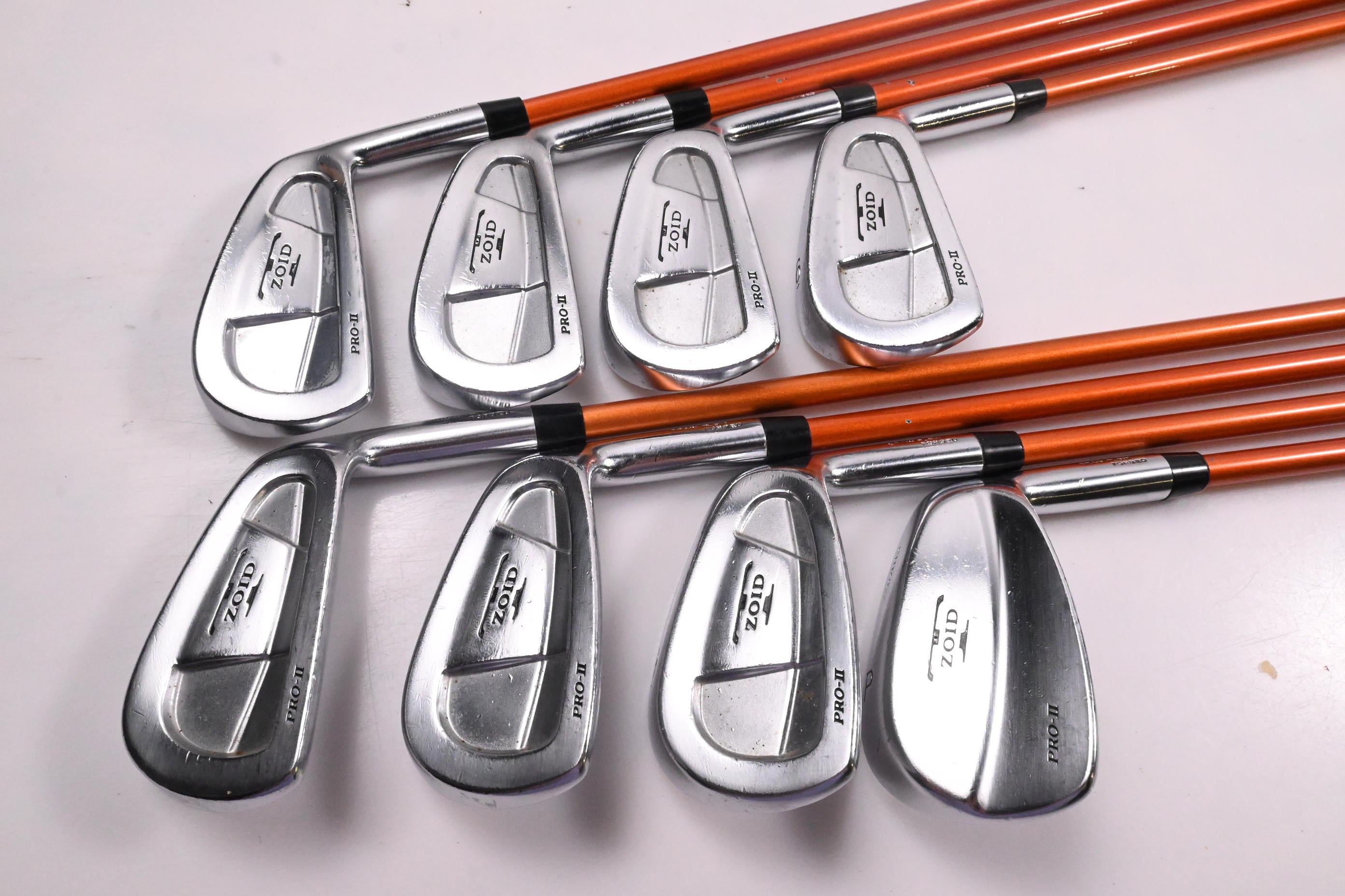 Mizuno T-Zoid Pro II Irons / 3-PW / Regular Flex Miyazaki Kaula 8 Shafts