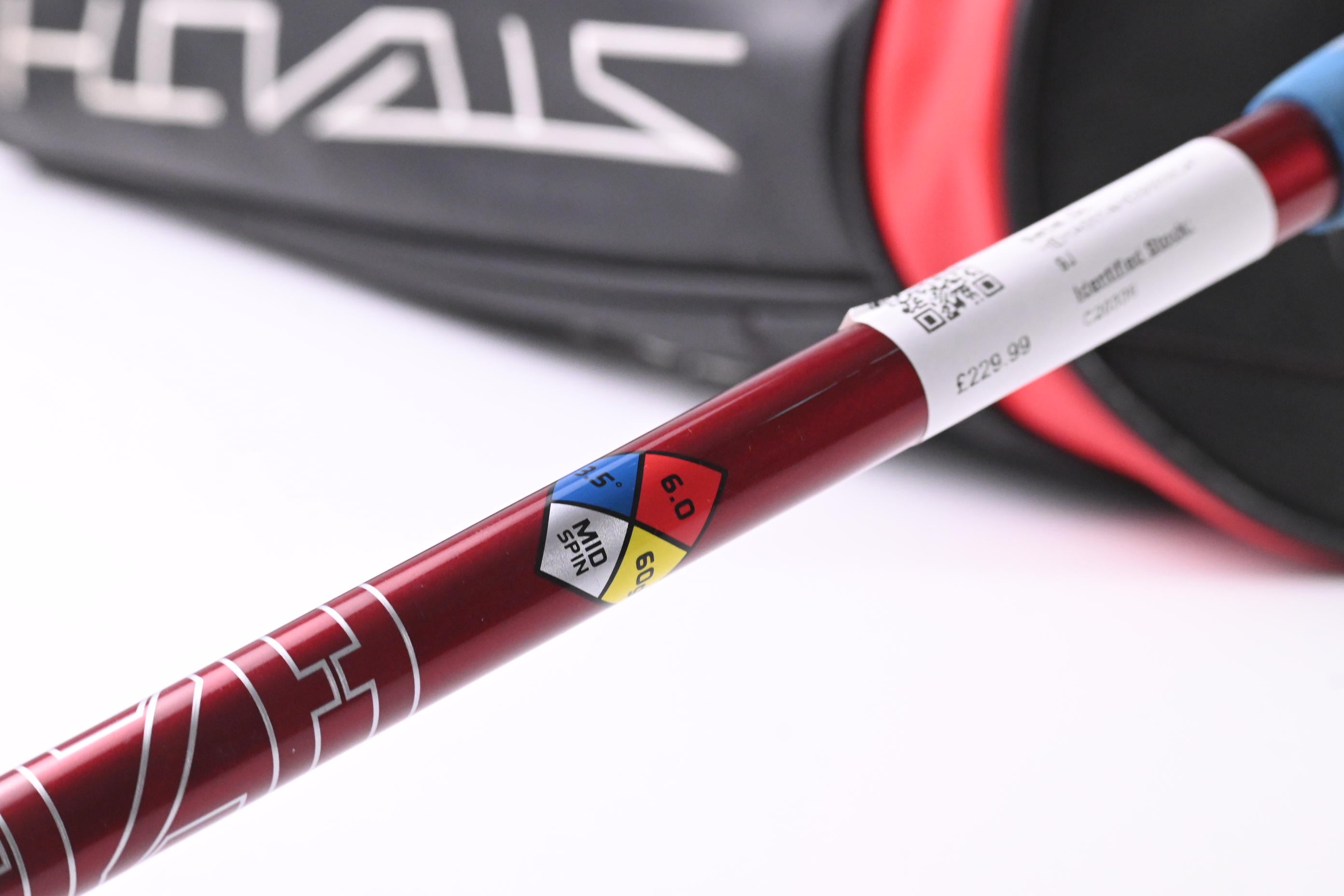 Taylormade Stealth Driver / 9 Degree / Stiff Flex HZRDUS Smoke Red RDX 60 Shaft