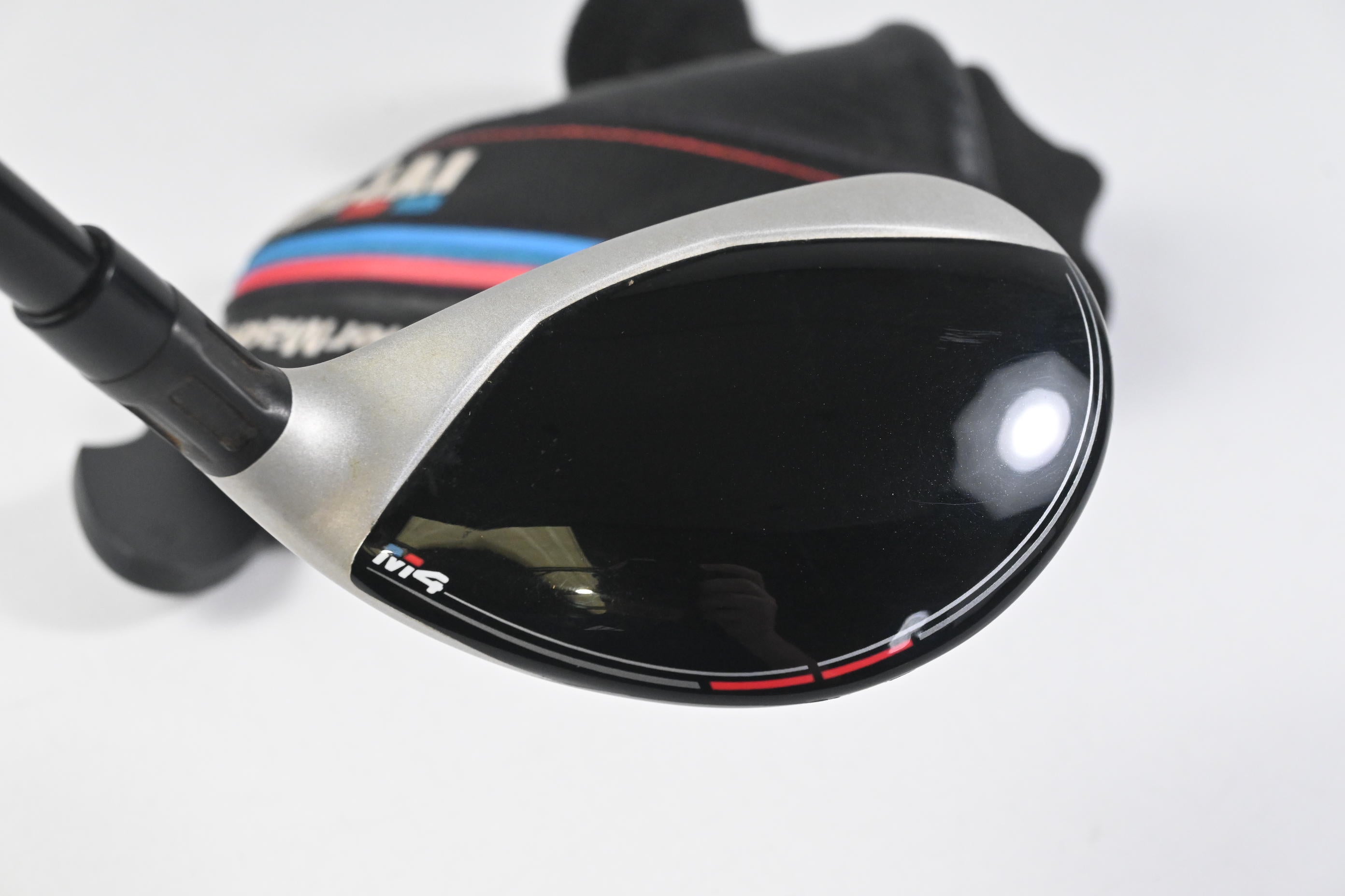 Taylormade M4 #4 Hybrid / 22 Degree / Stiff Flex Fujikura Atmos Red 7 Shaft