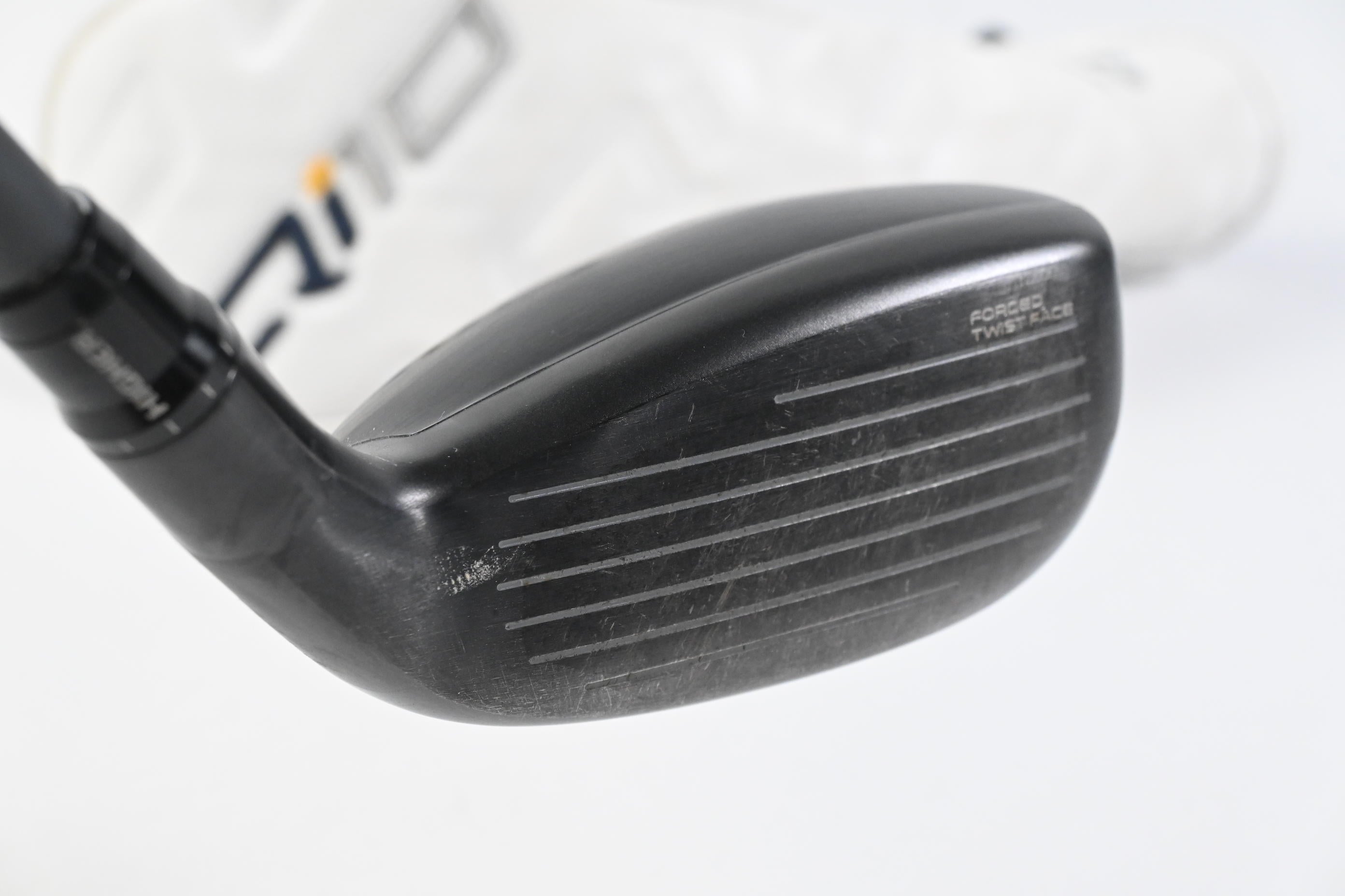 Left Hand Taylormade Qi10 Tour #4 Hybrid / 22 Degree / Stiff Flex Hzrdus Smoke