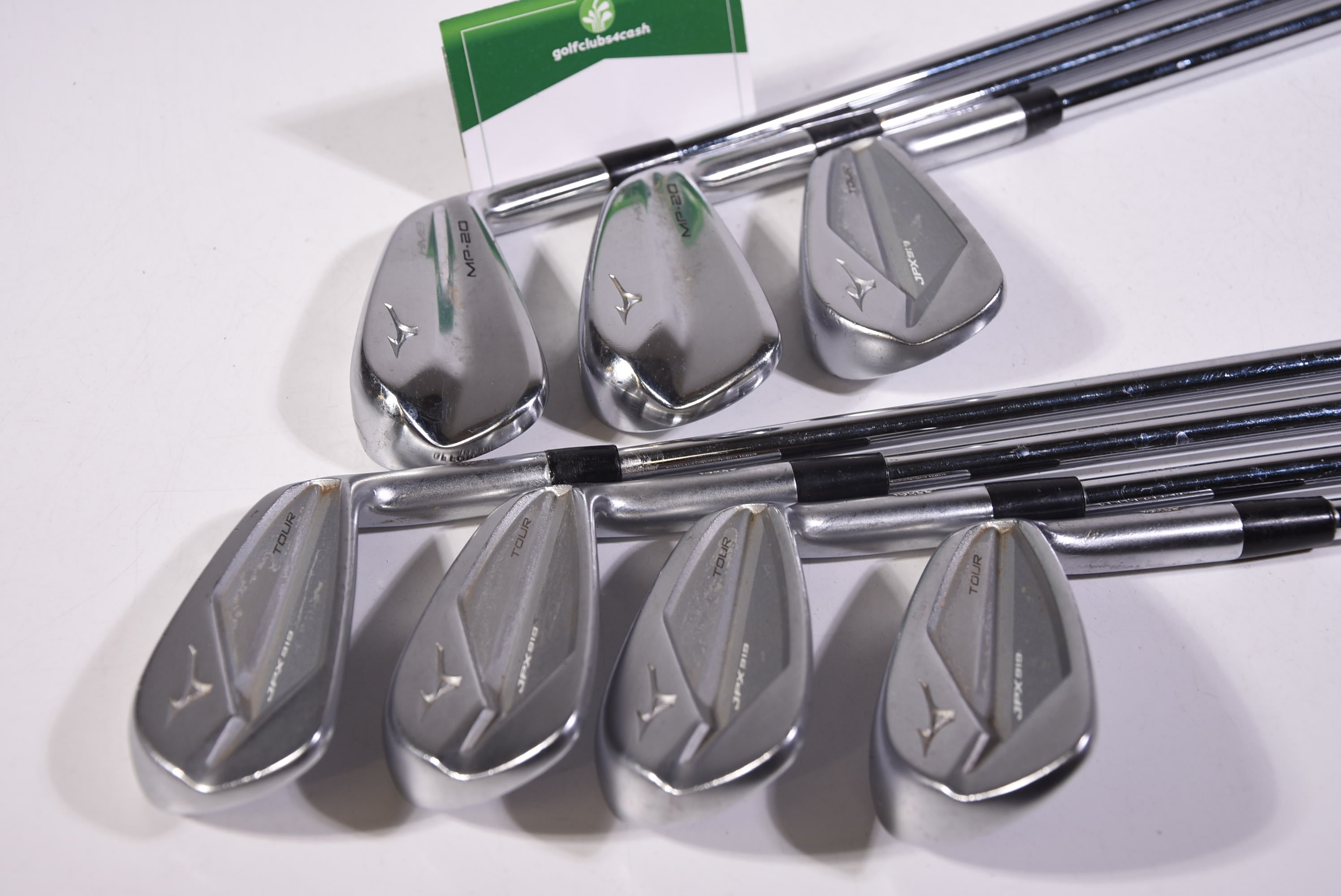 Mizuno JPX 919 Tour/MP-20 Combo Irons / 4-PW / Stiff Flex Project X LZ 120 Shafts