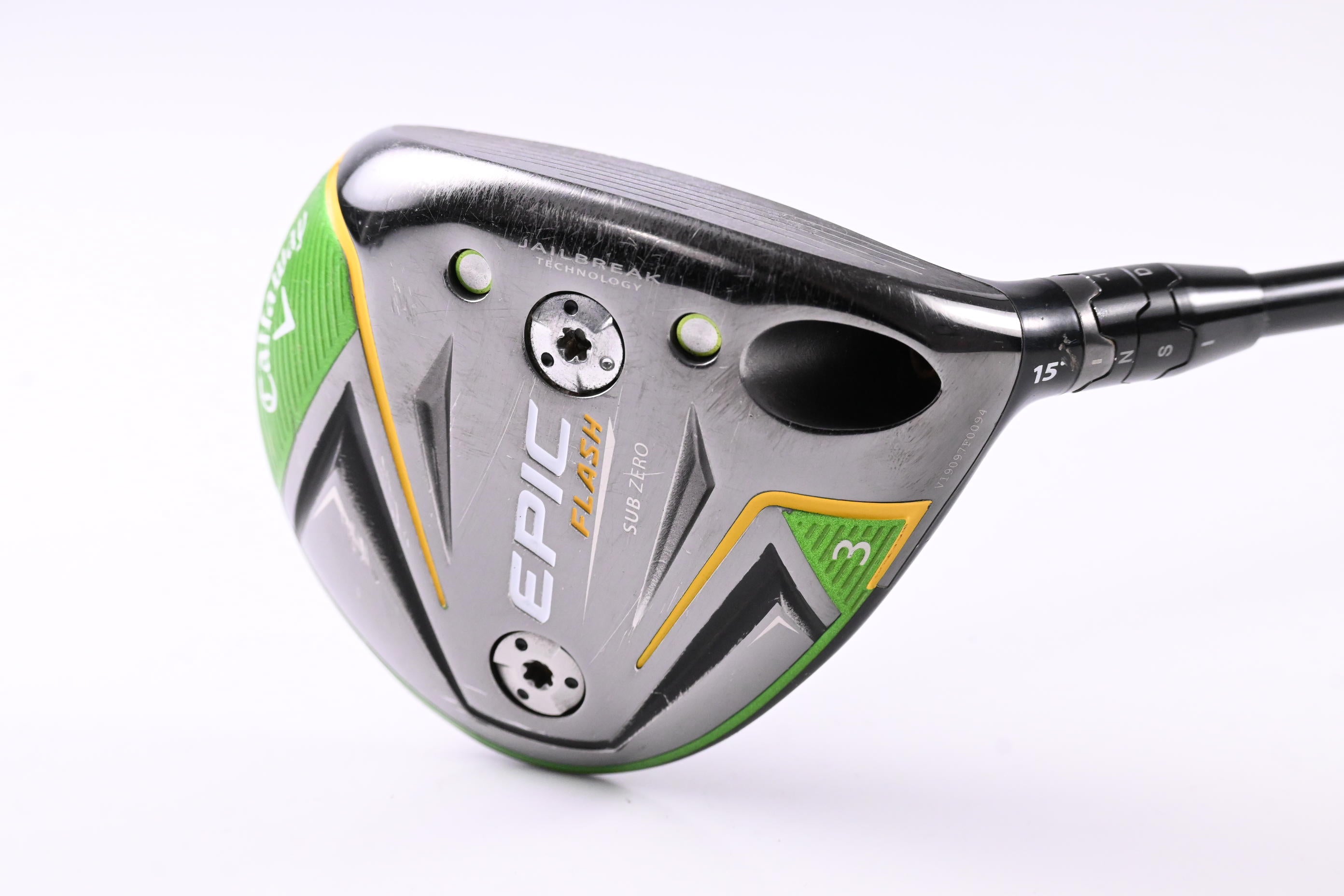 Callaway Epic Flash #3 Wood / 15 Degree / Regular Flex Tensei AV Blue 65 Shaft