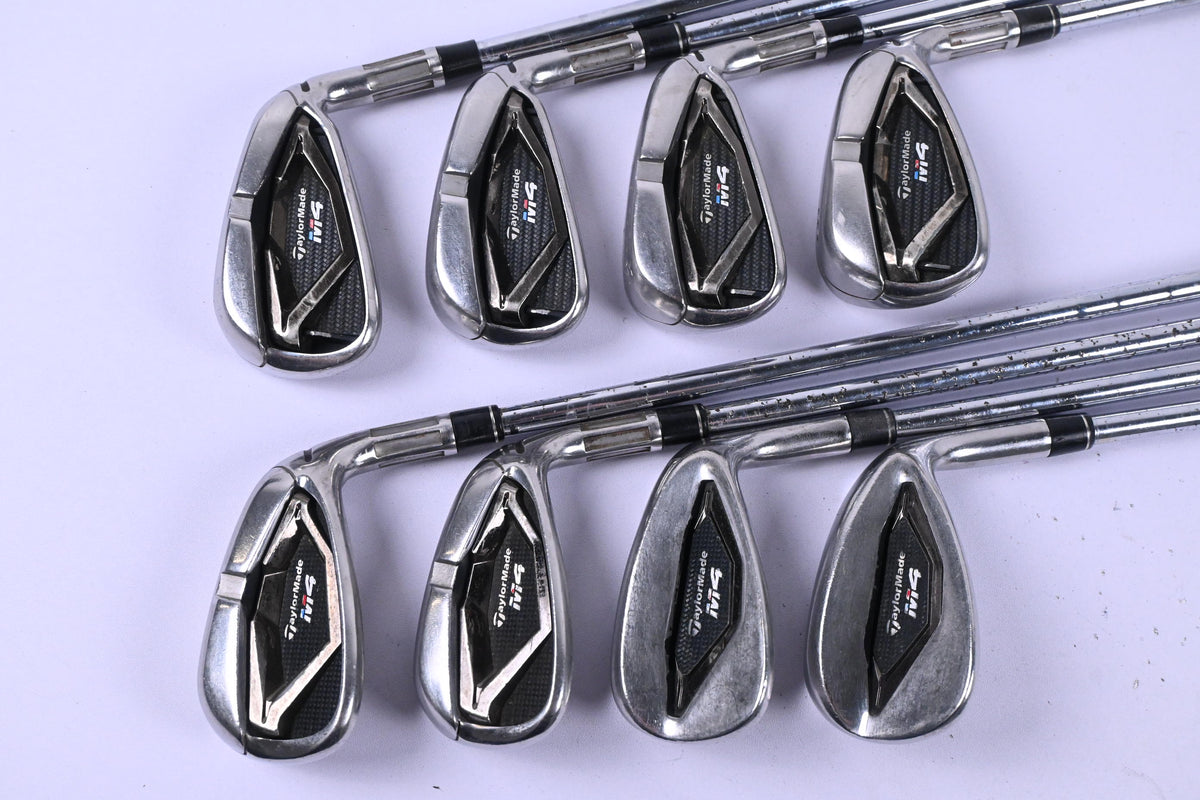 Taylormade M4 Irons / 5-PW+GW+SW / Regular Flex KBS Max 85 Shafts